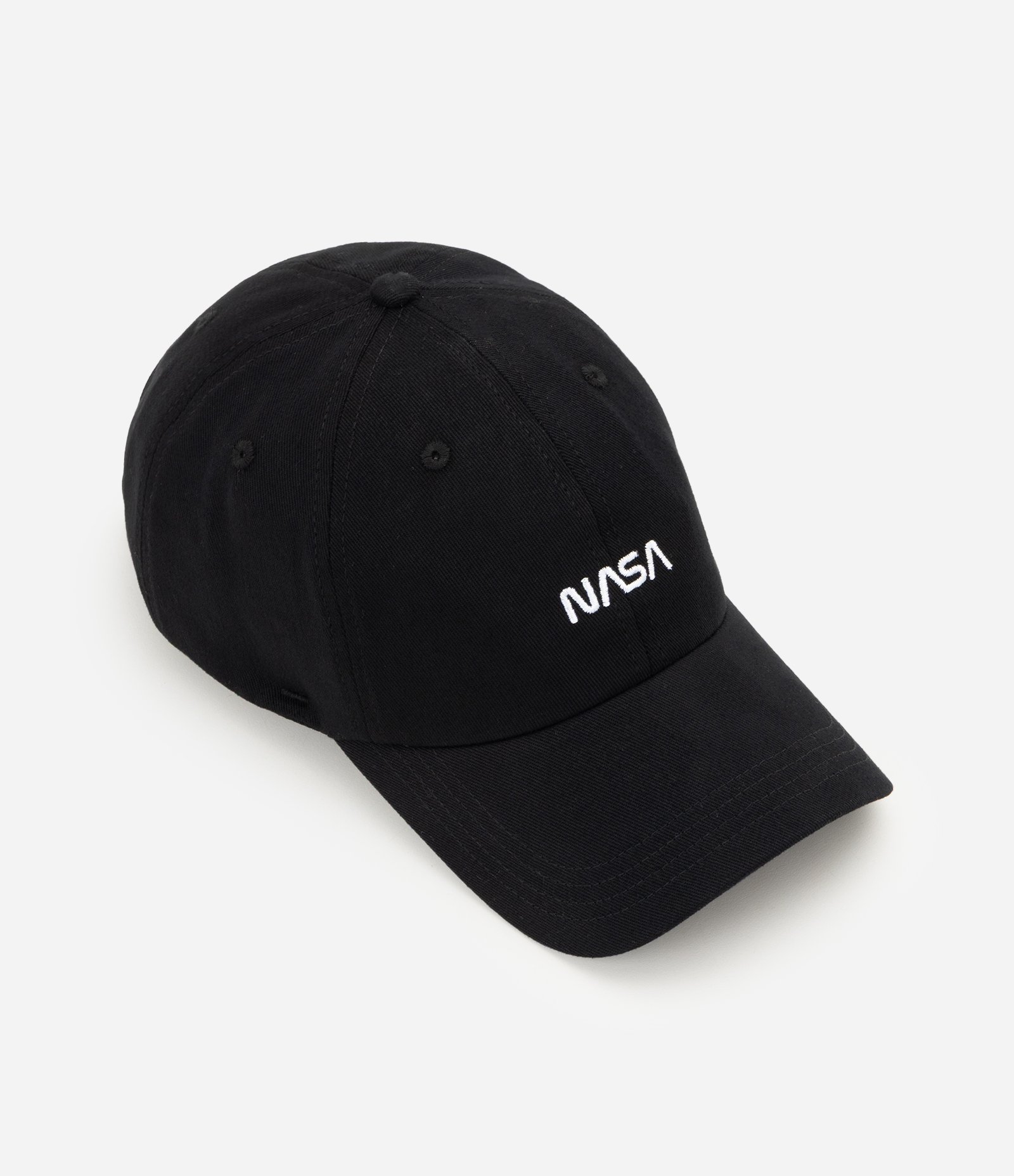 Boné em Algodão NASA com Bandeira Lateral EUA Preto 2