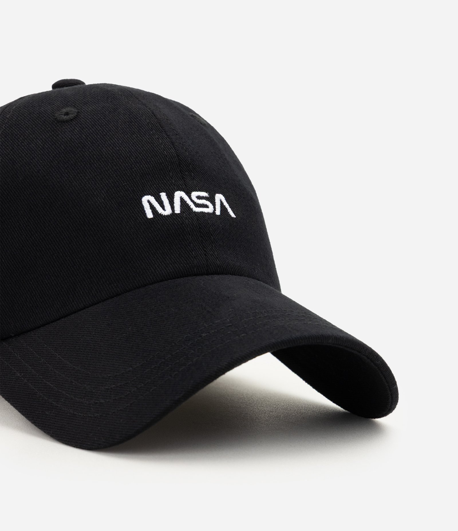 Boné em Algodão NASA com Bandeira Lateral EUA Preto 4