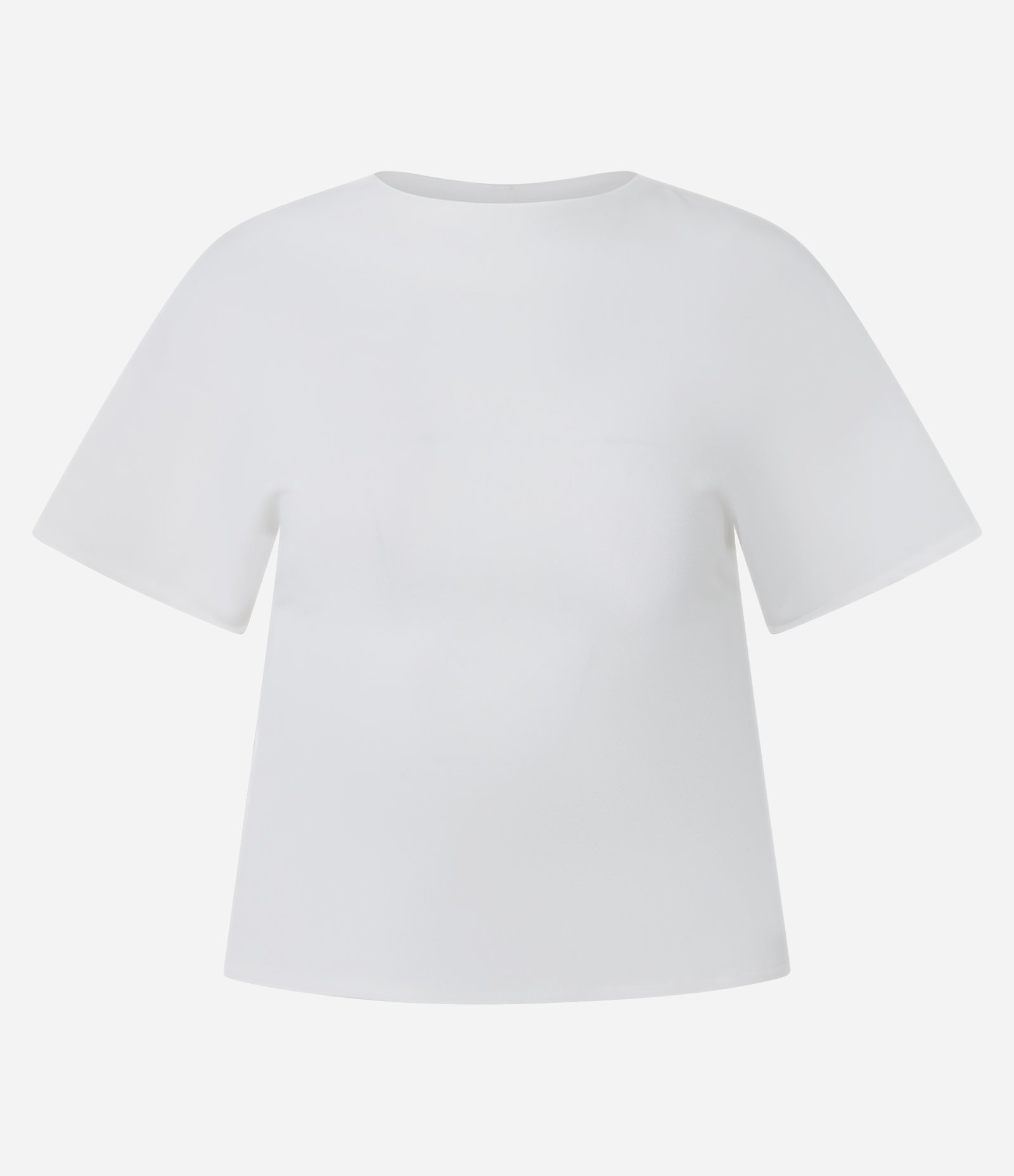 Blusa Acinturada com Abertura nas Costas Branco 5