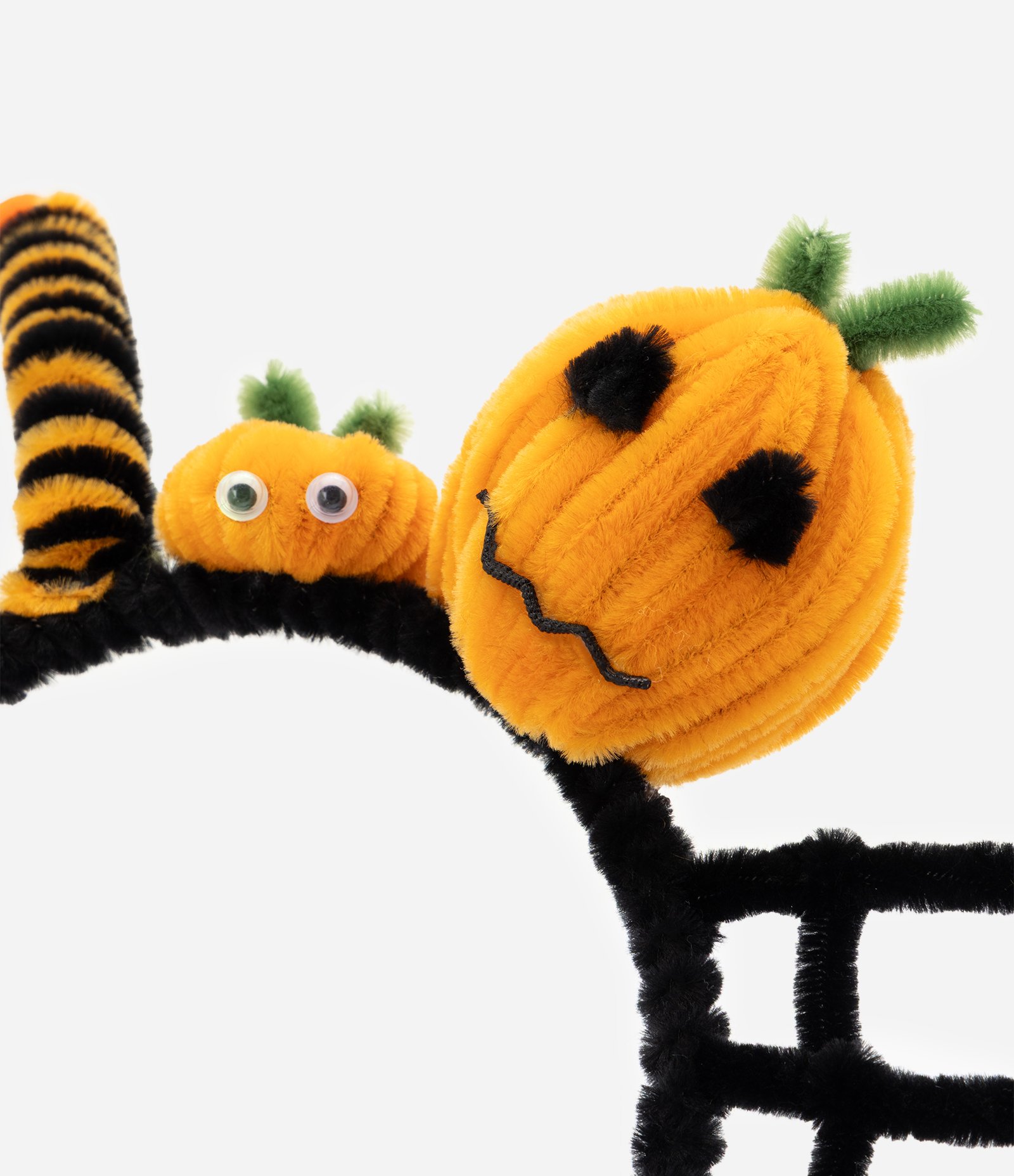 Tiara Infantil Accessories Abóbora e Teia de Halloween - Tam Único Laranja 3