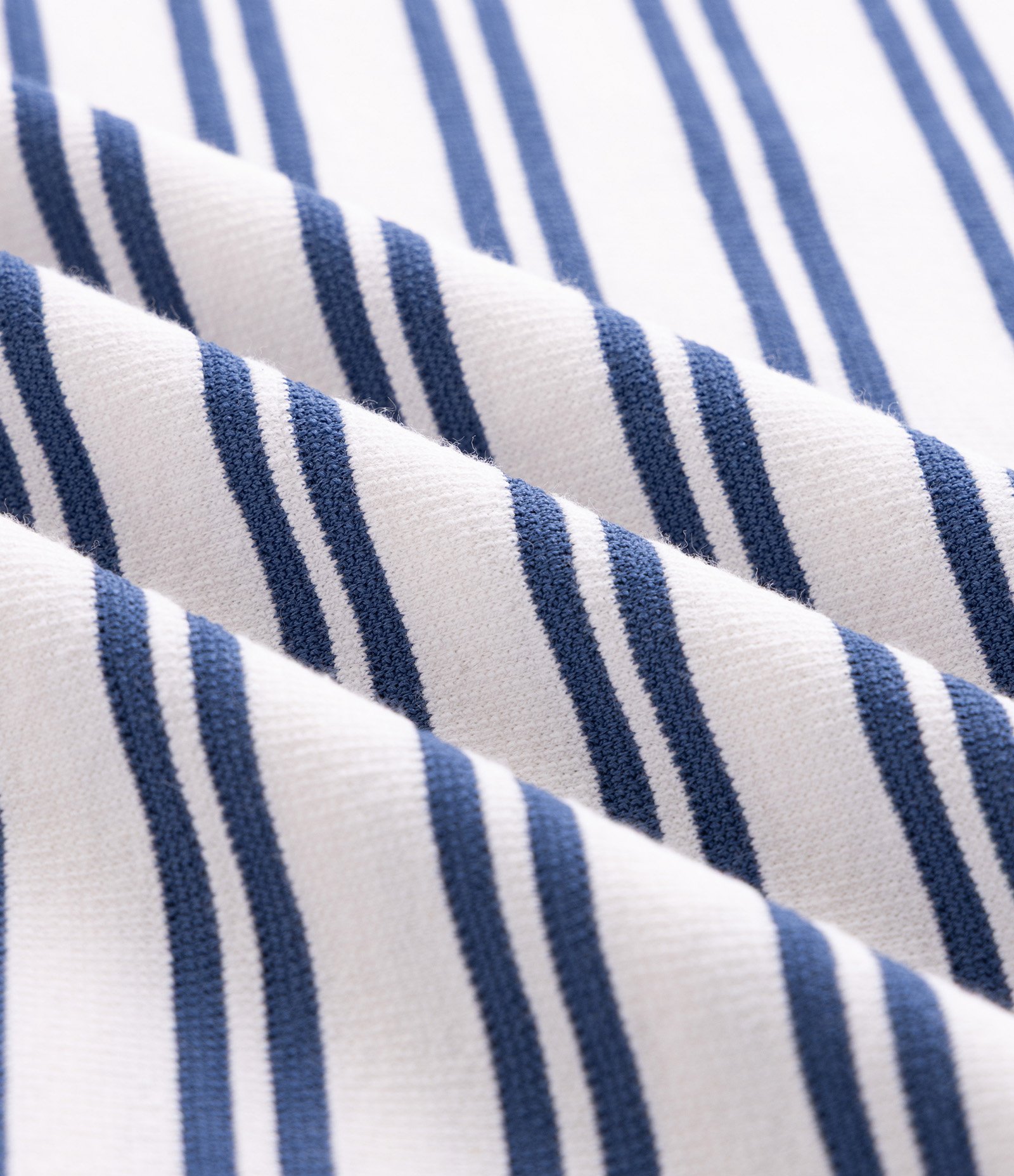Camiseta Slim com Listras Horizontais Azul 3