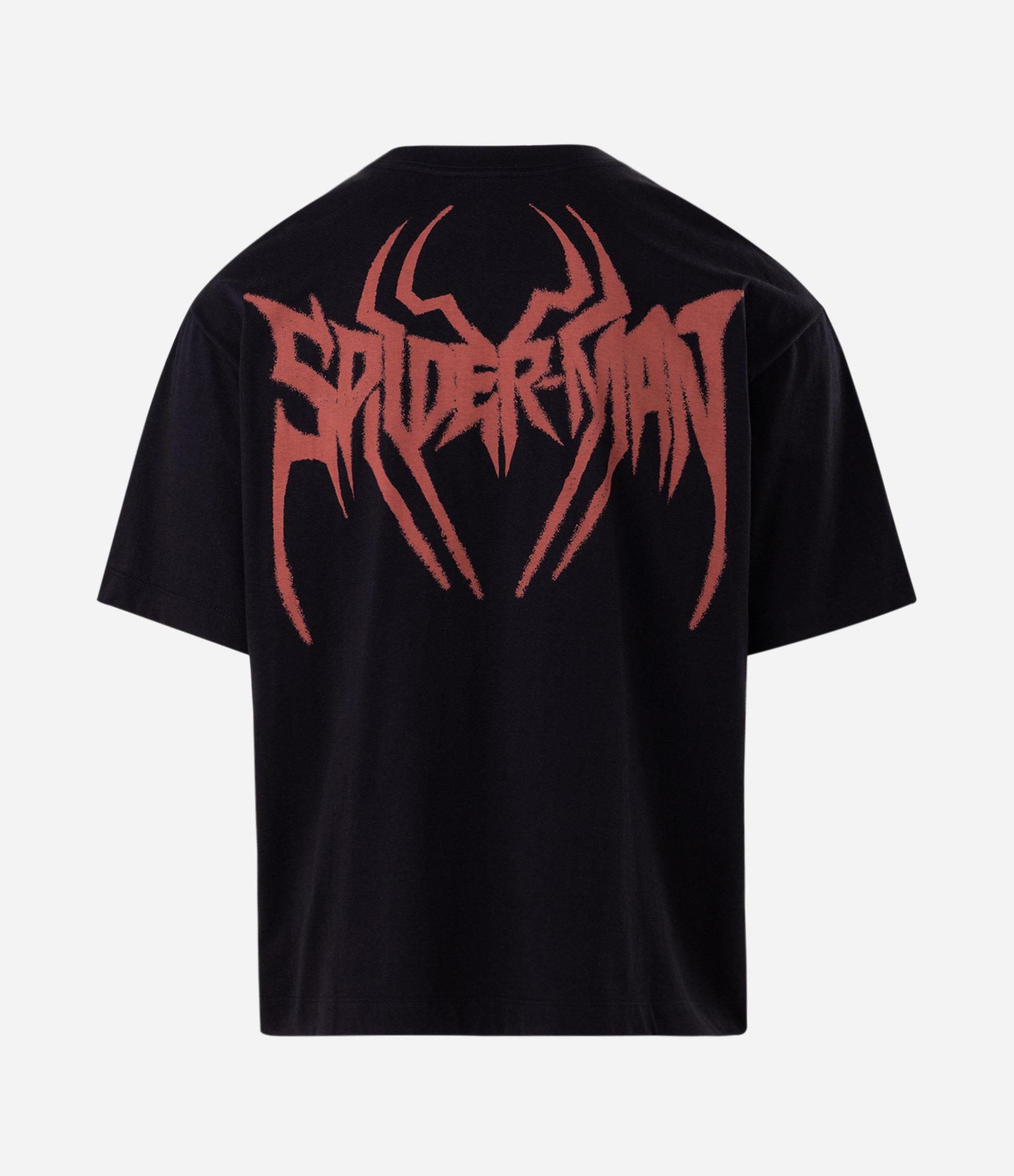 Camiseta Boxy em Algodão Spider-Man Preto 7