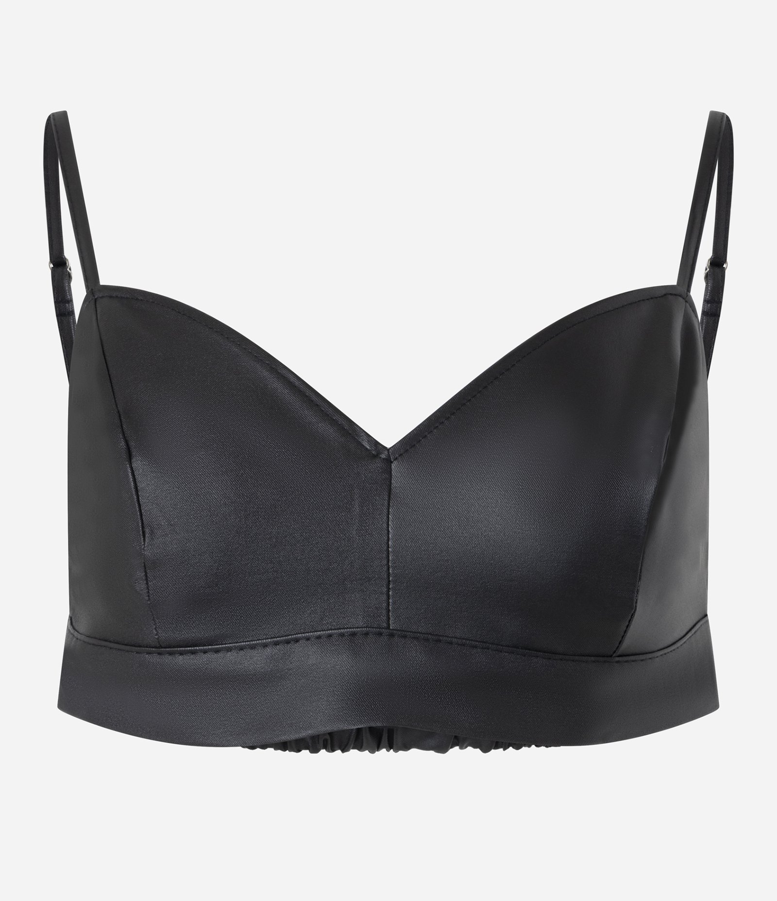 Blusa Top de Alcinha em Bengaline Preto 1