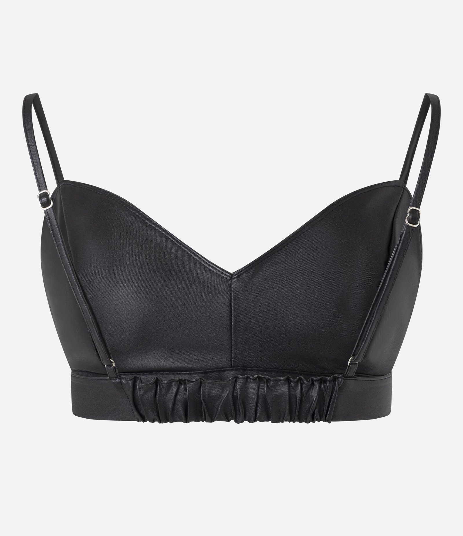 Blusa Top de Alcinha em Bengaline Preto 2