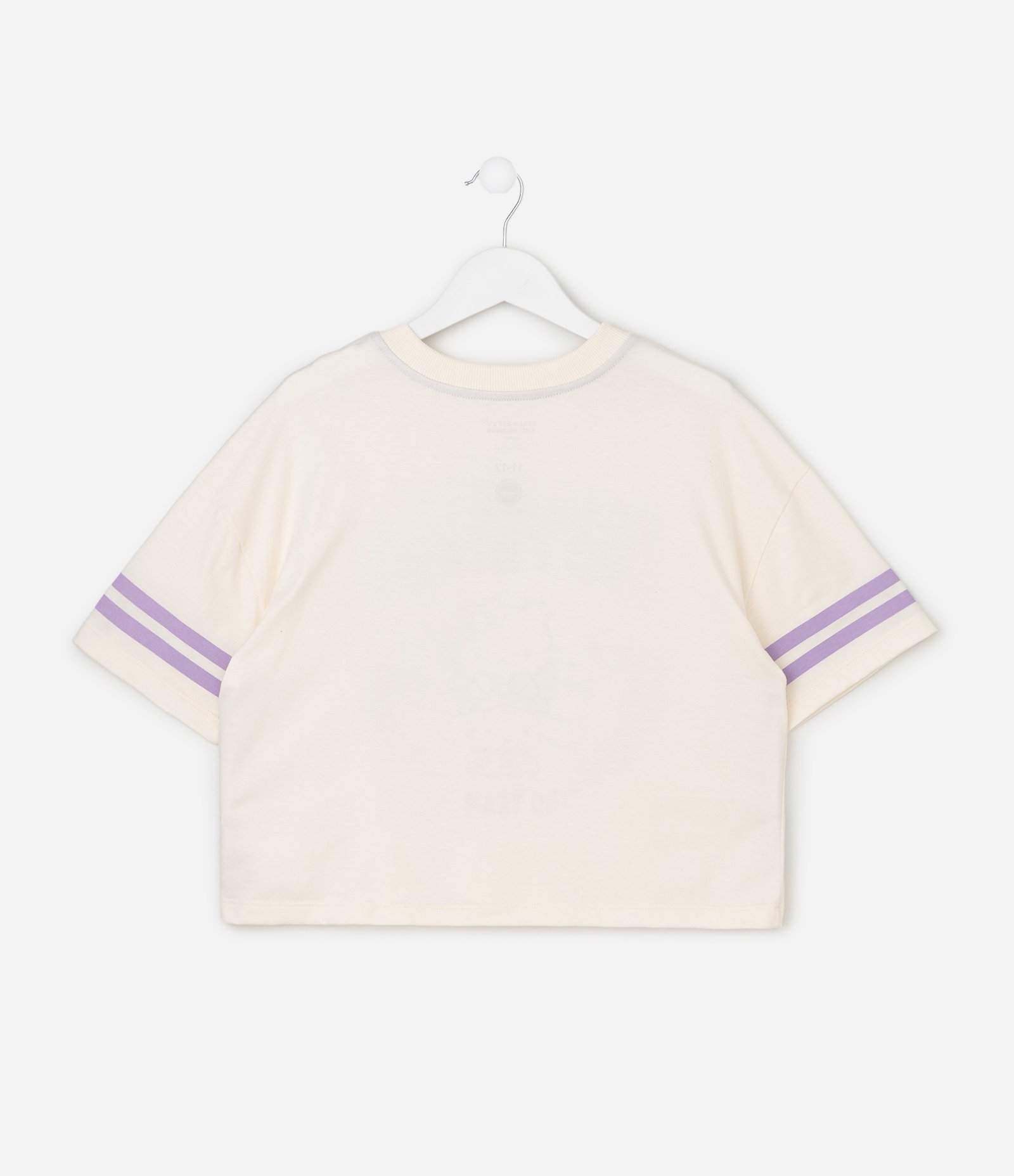 Camiseta Infantil Em Algodão Hello Kitty - 5 a 14 Anos Bege 4