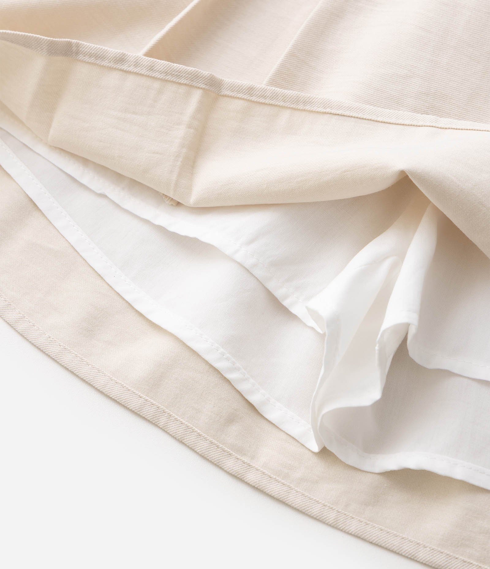 Short Saia Infantil Em Viscose Com Laço - Tam 5 a 16 Anos Bege 4