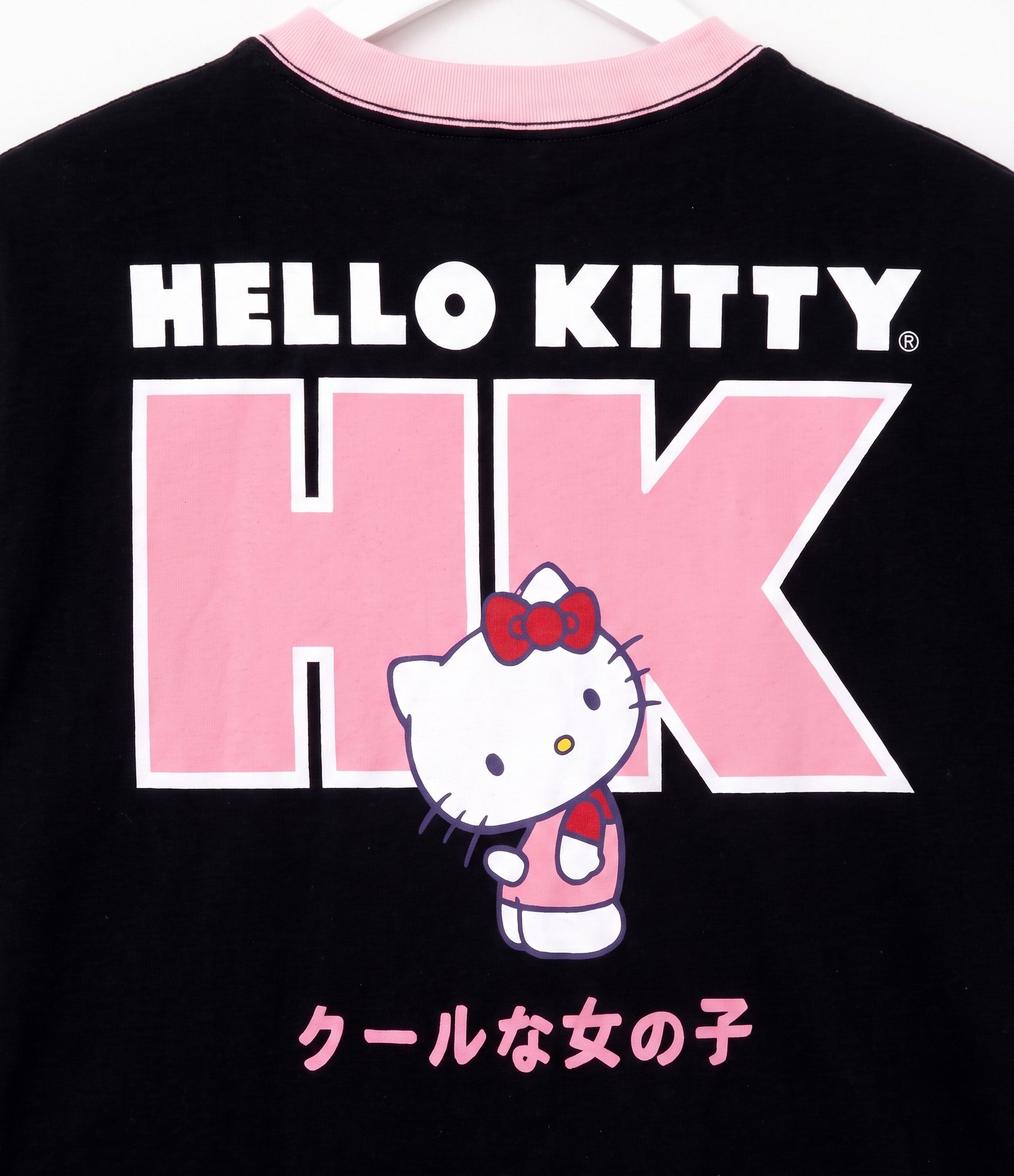 Camiseta Infantil em Algodão Hello Kitty Estampa Frente e Costas - Tam 5 a 16 Anos Preto 6