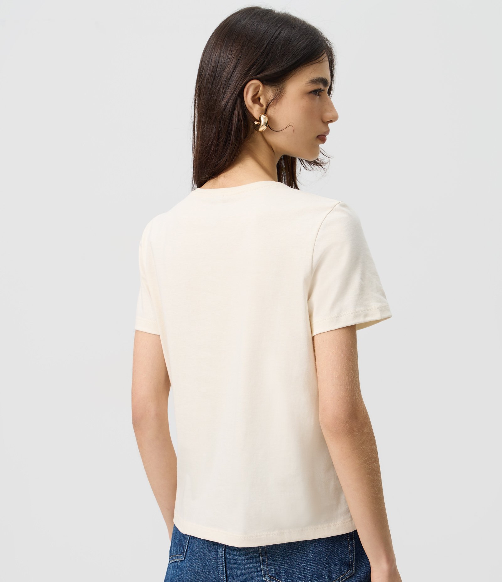 Camiseta em Algodão com Estampa Sardines Club Off White 4