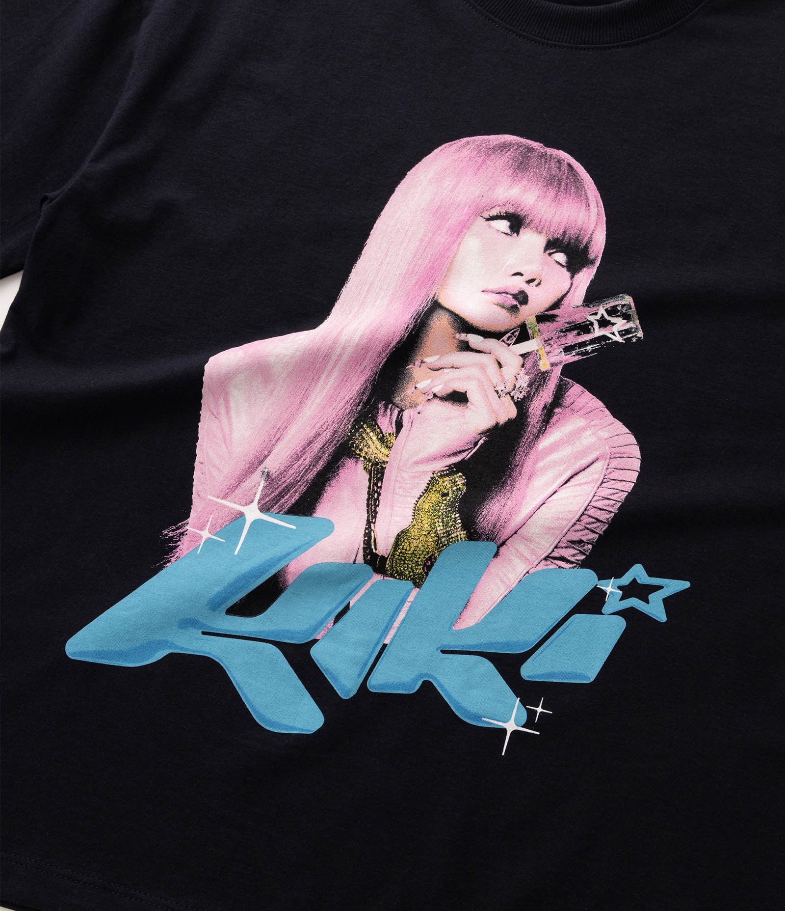 Camiseta Infantil em Algodão Estampa Personagem Kiki - Tam 5 a 16 Anos Preto 5