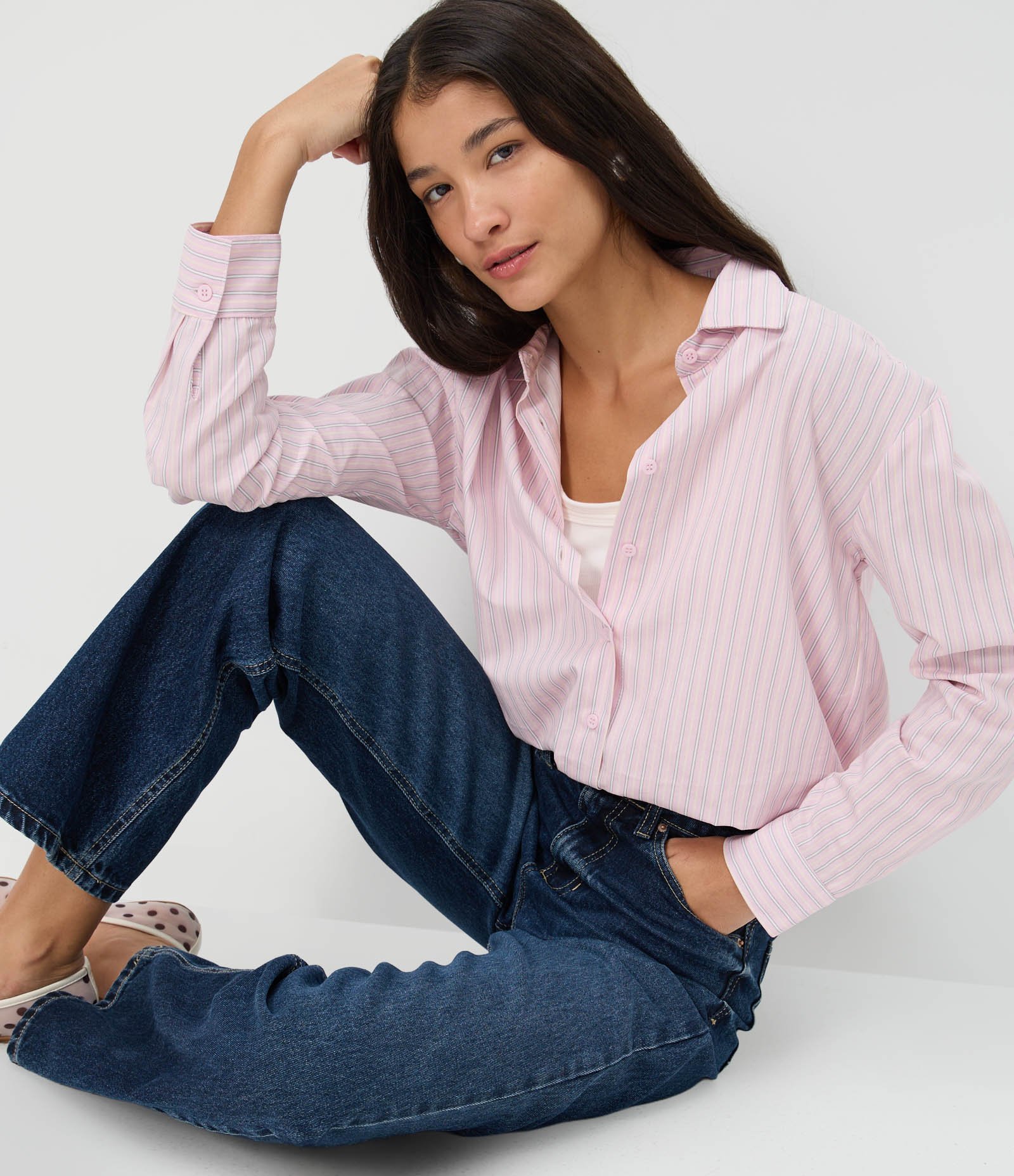 Calça Reta Comfort em Jeans Premium com Cintura Média Azul Escuro 6