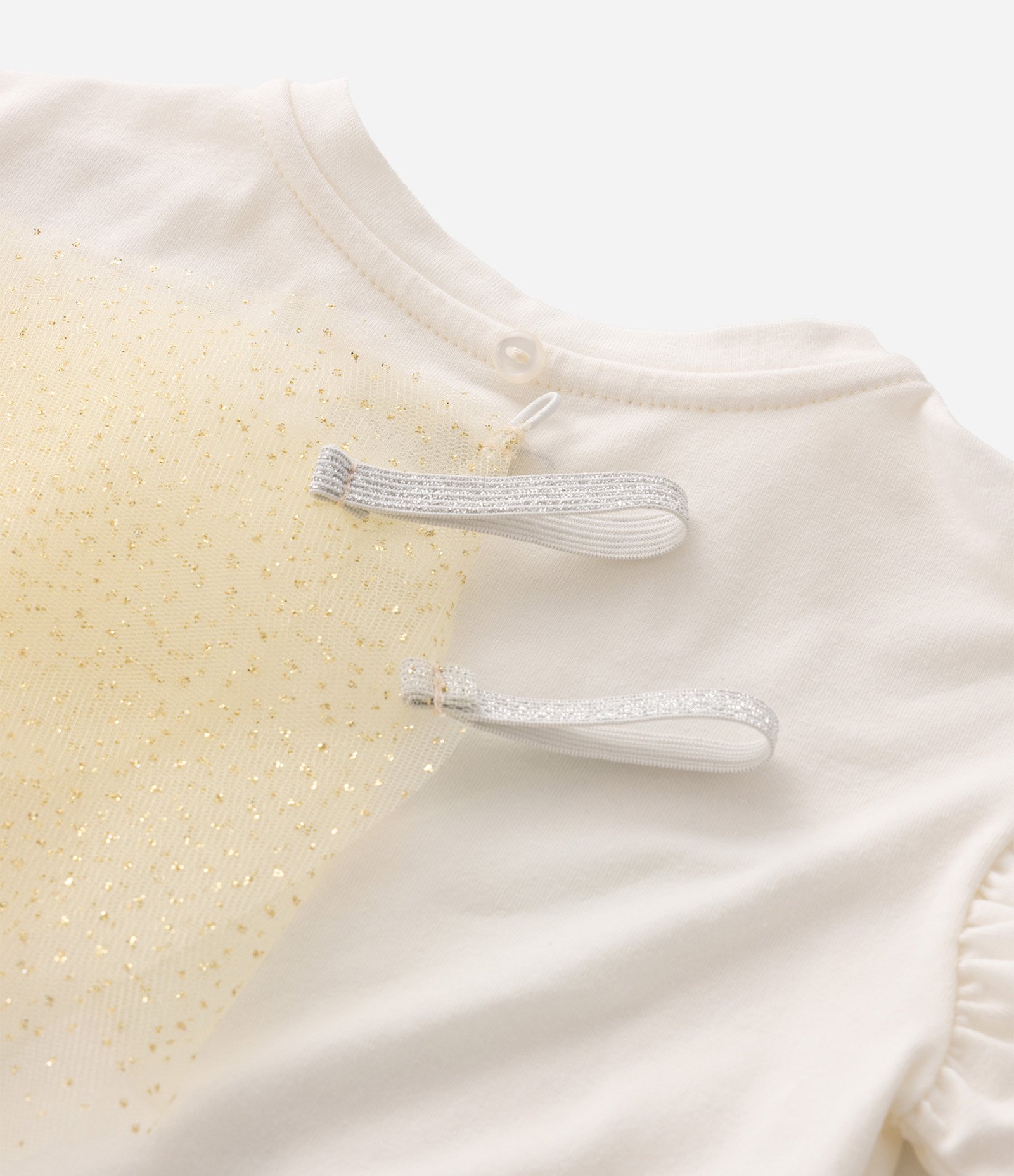 Camiseta Infantil com Estampa Sininho e Asas - 1 a 6 Anos Off White 4