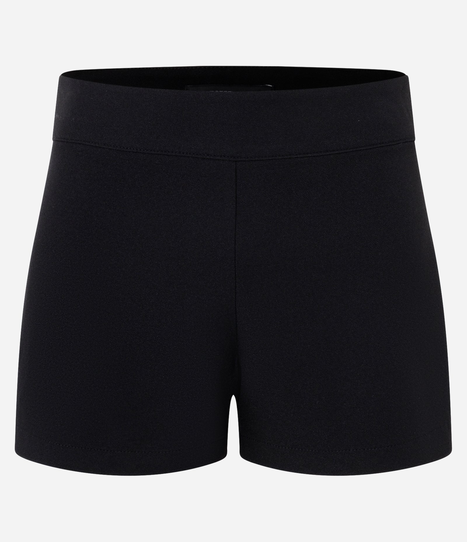 Short Micro em Crepe com Modelagem Minimalista e Cintura Alta Preto 5