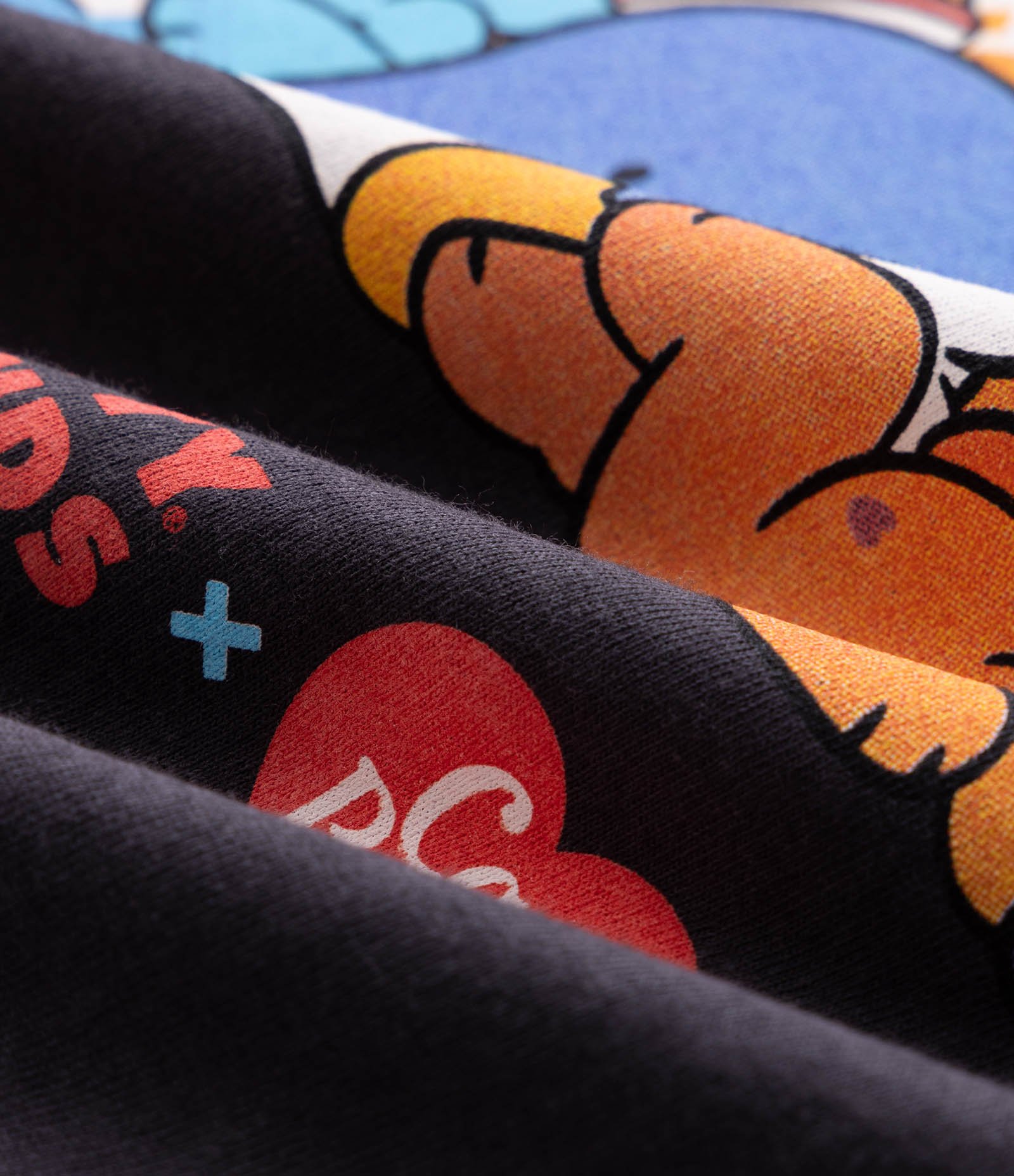 Camiseta Boxy em Algodão Collab Ursinhos Carinhosos e Hello Kitty Cinza 7