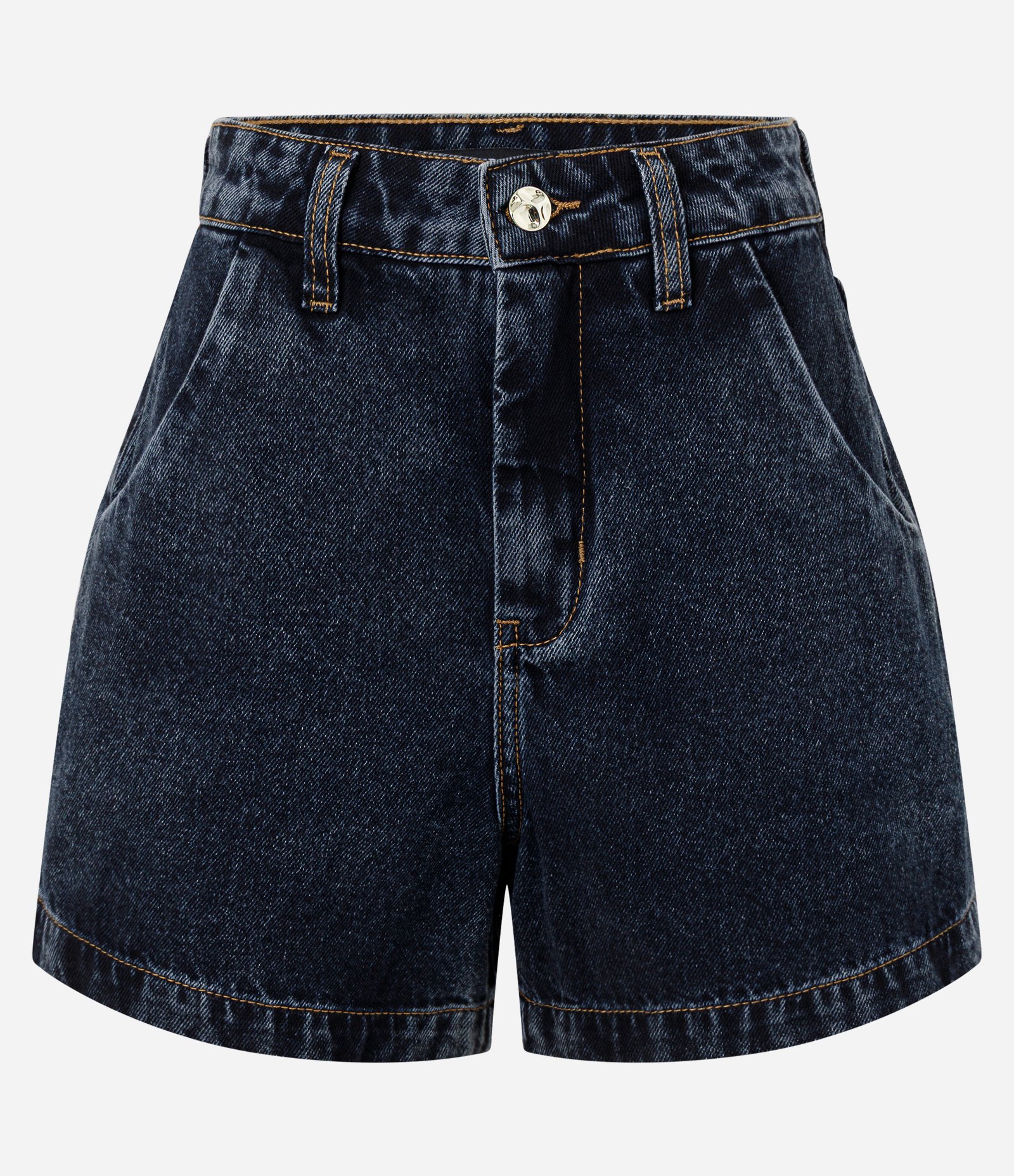 Short Evasê em com Recortes Diferenciados Azul 6