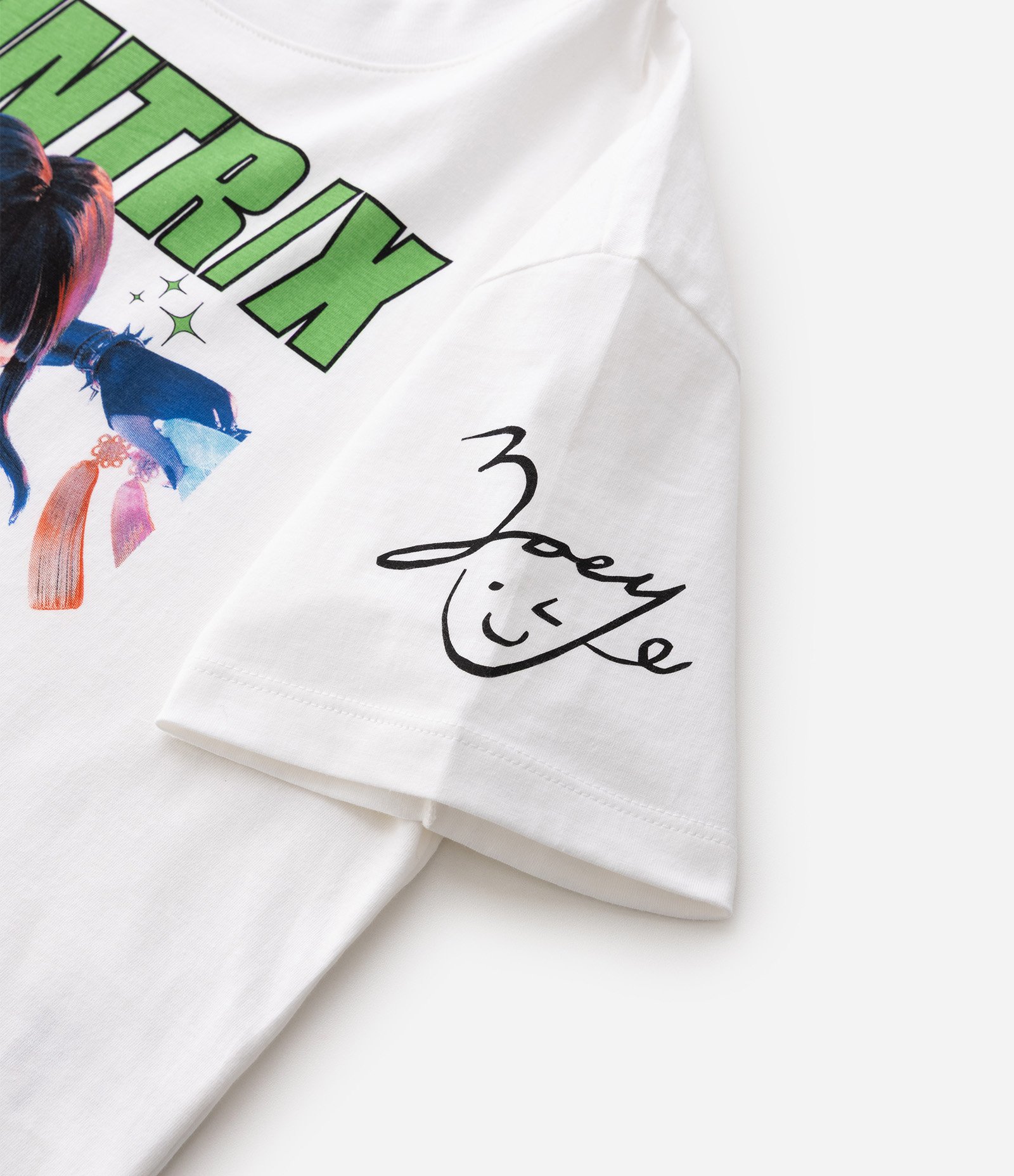 Camiseta Infantil Em Algodão K Pop Demon Hunters Estampa -Tam 6 a 14 Anos Branco 5
