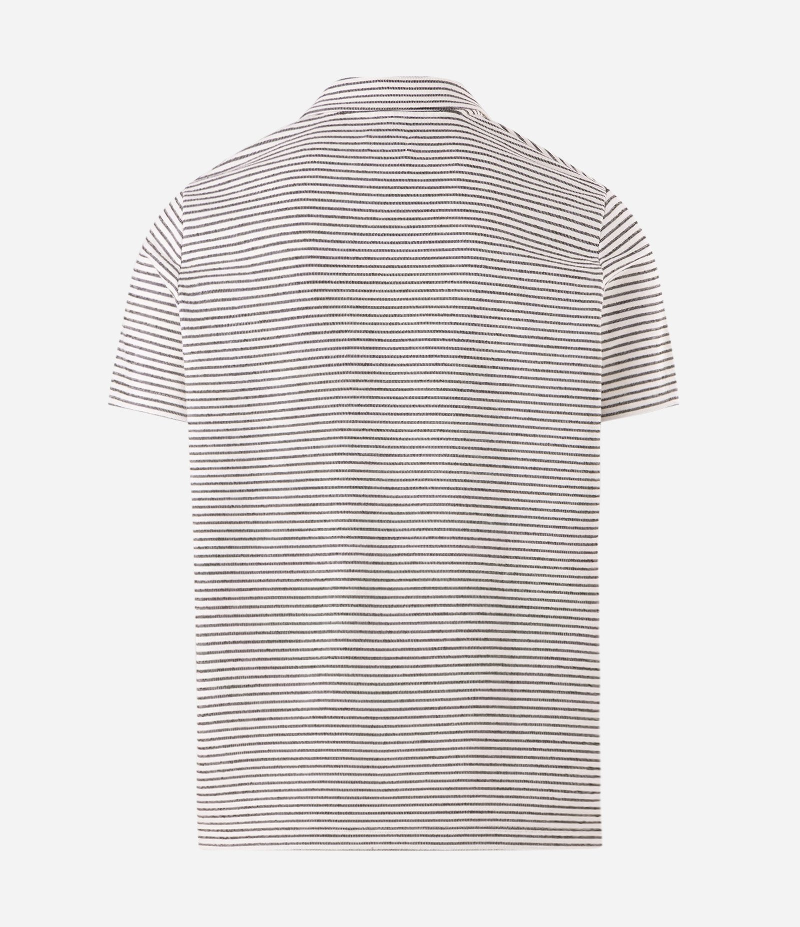 Camiseta Polo com Estampa Listrada Branco 6