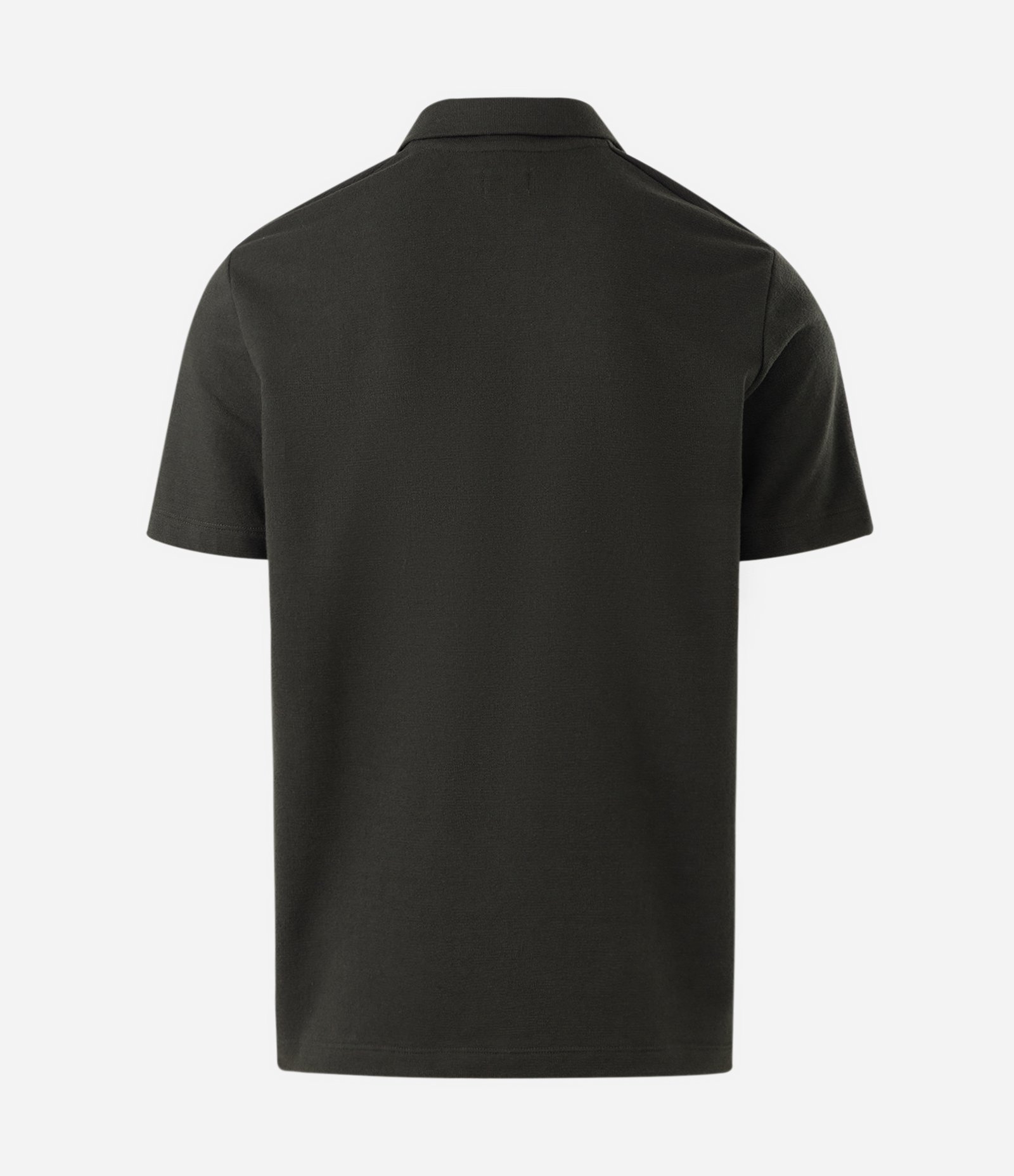 Polo Regular com Decote V Verde 6