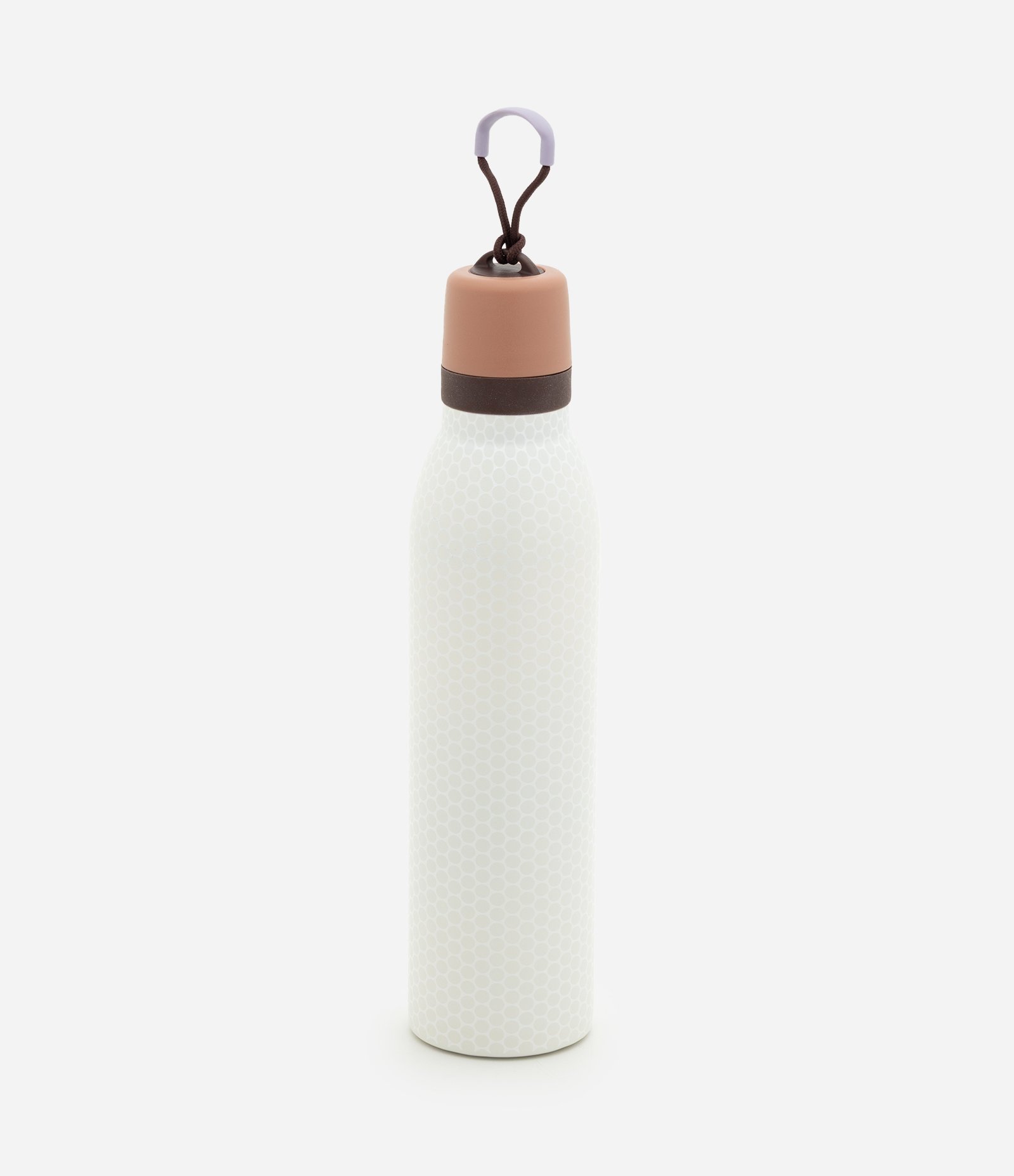 Garrafa Térmica com Canudo e Alça para Transporte Off White 1