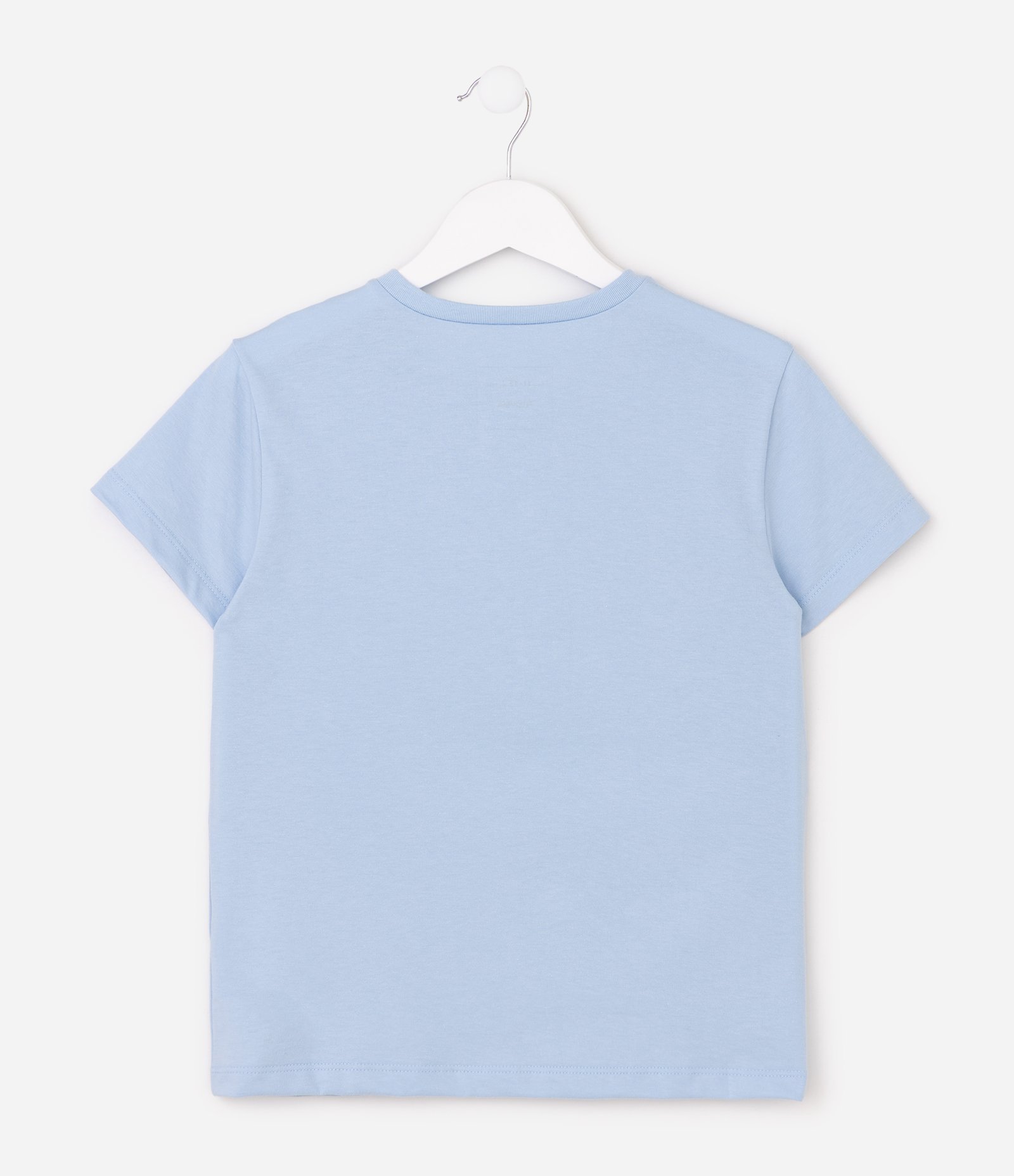 Camiseta Infantil Em Algodão Ursinho - Tam 5 a 16 Anos Azul 4