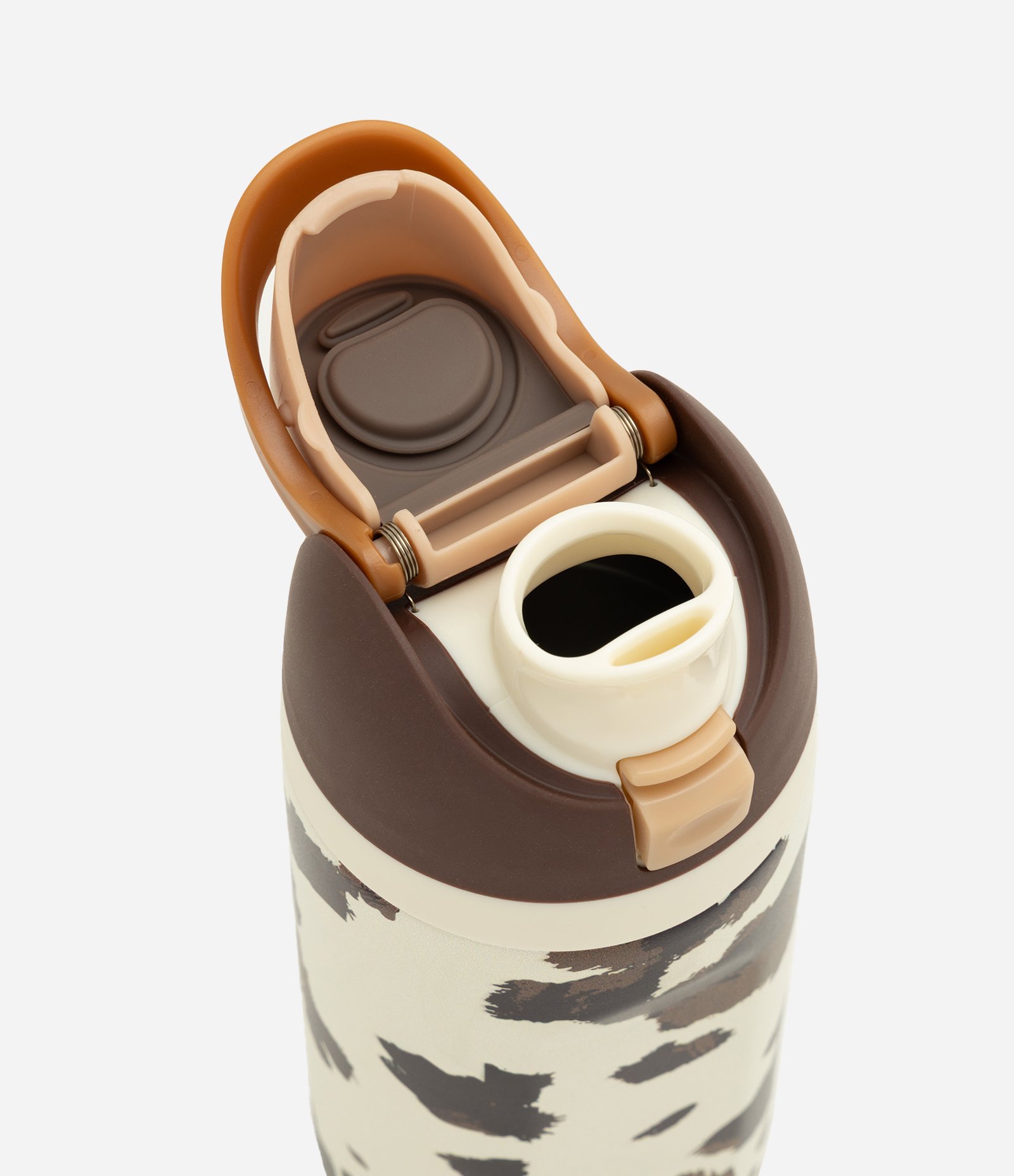 Garrafa Térmica em Metal com Estampa Animal Print 720ml Off White 4