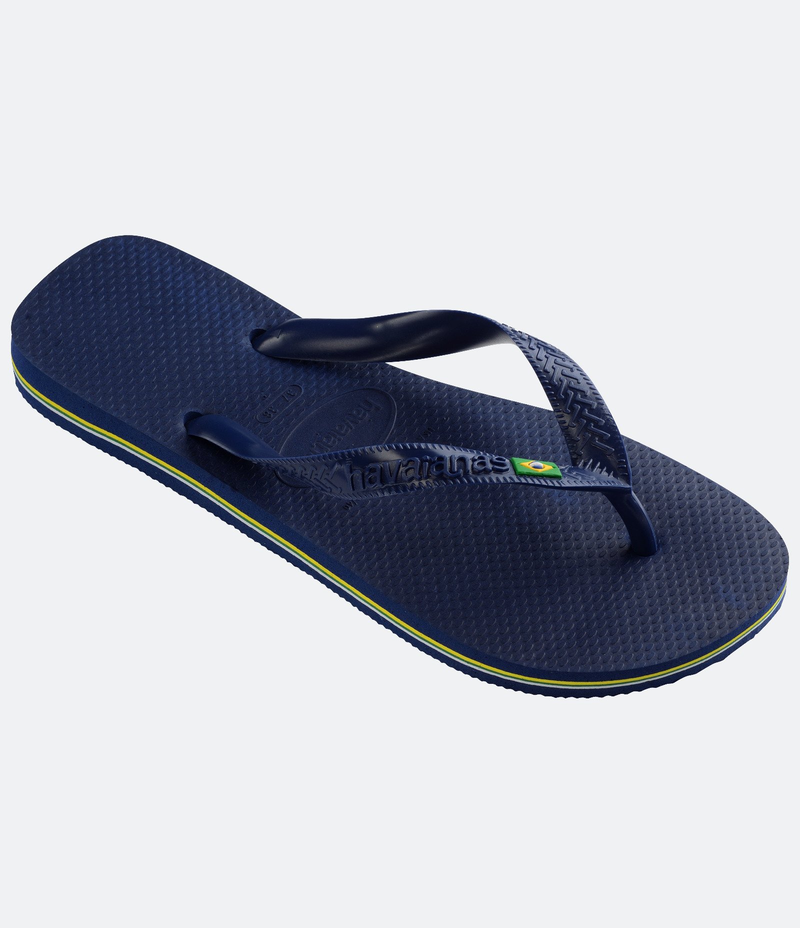 Chinelo Havaianas de Tiras com Bandeira do Brasil Azul 4