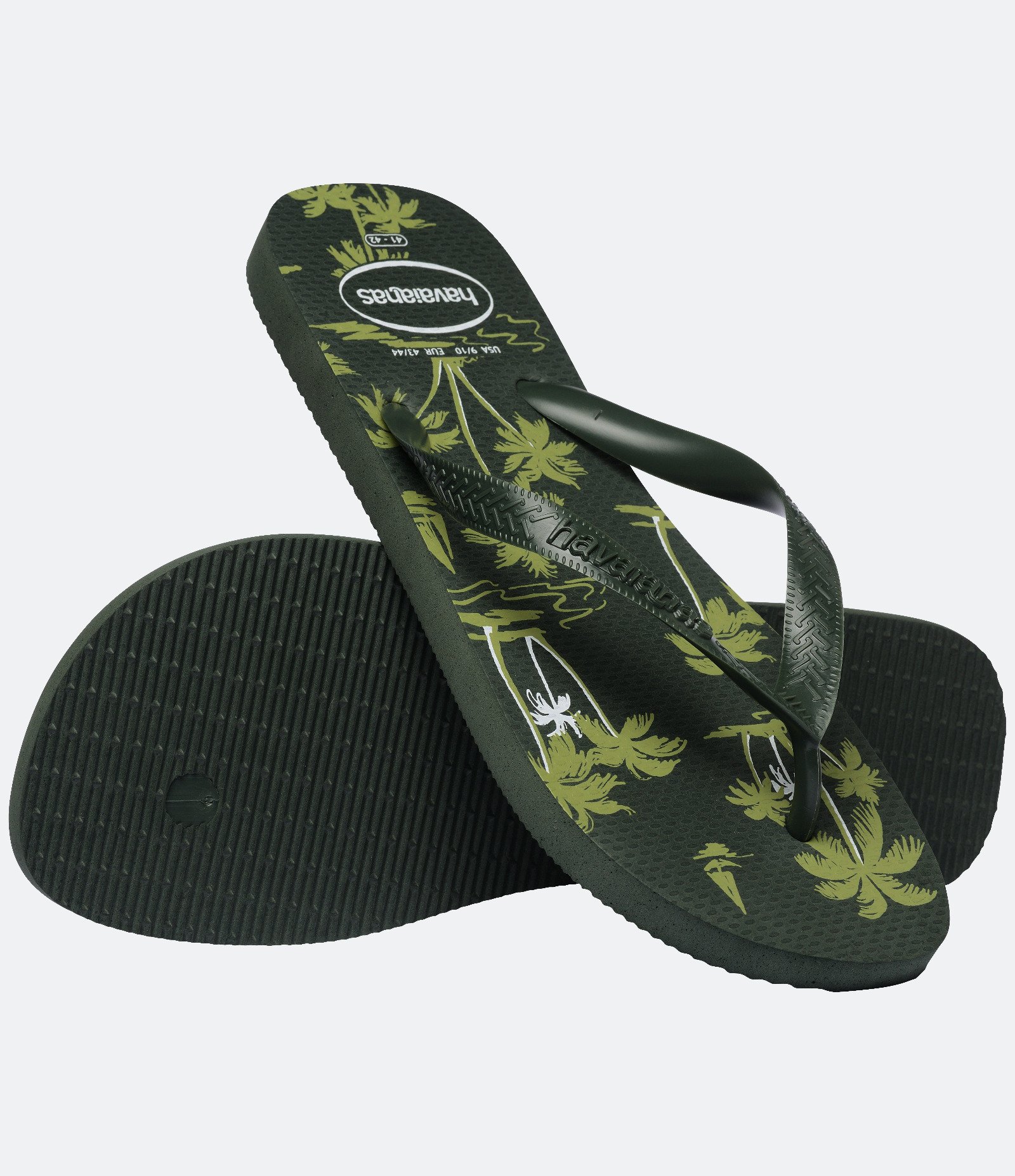 Chinelo Havaianas Aloha com Estampa Tropical Verde 3