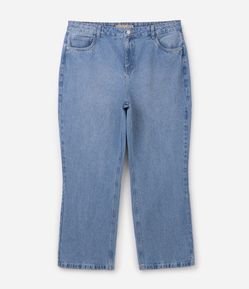Calça Reta em Jeans Básica Curve & Plus Size