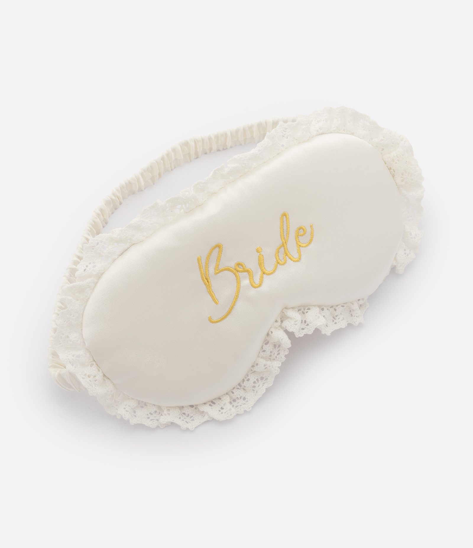 Máscara de Dormir em Cetim com Lettering Bride Off White 2