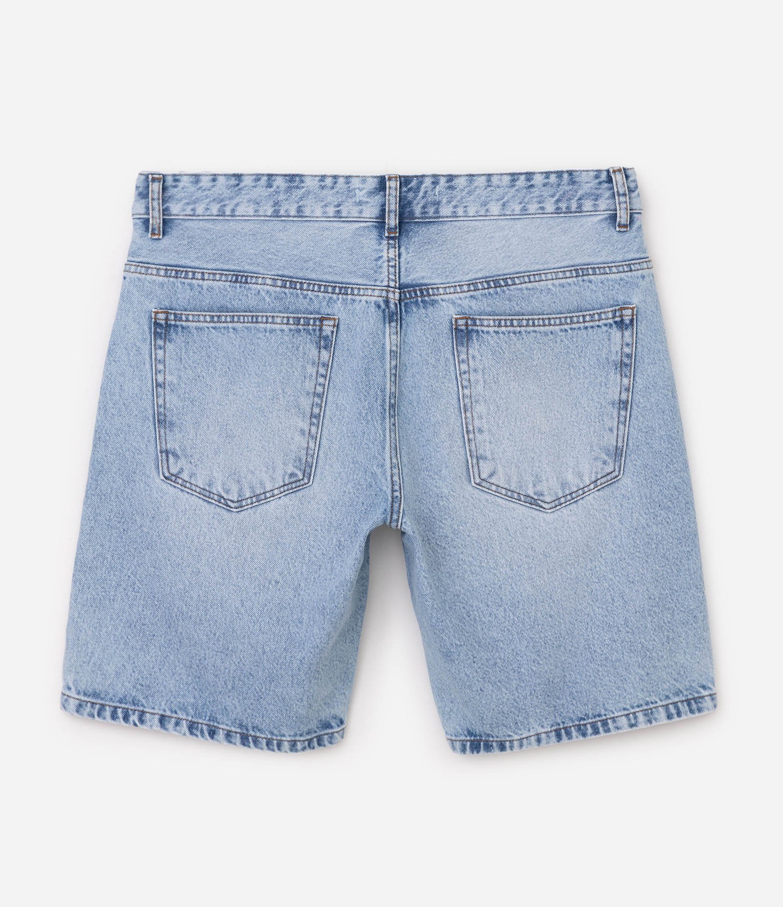 Bermuda Reta Jeans 48 cm Azul 2