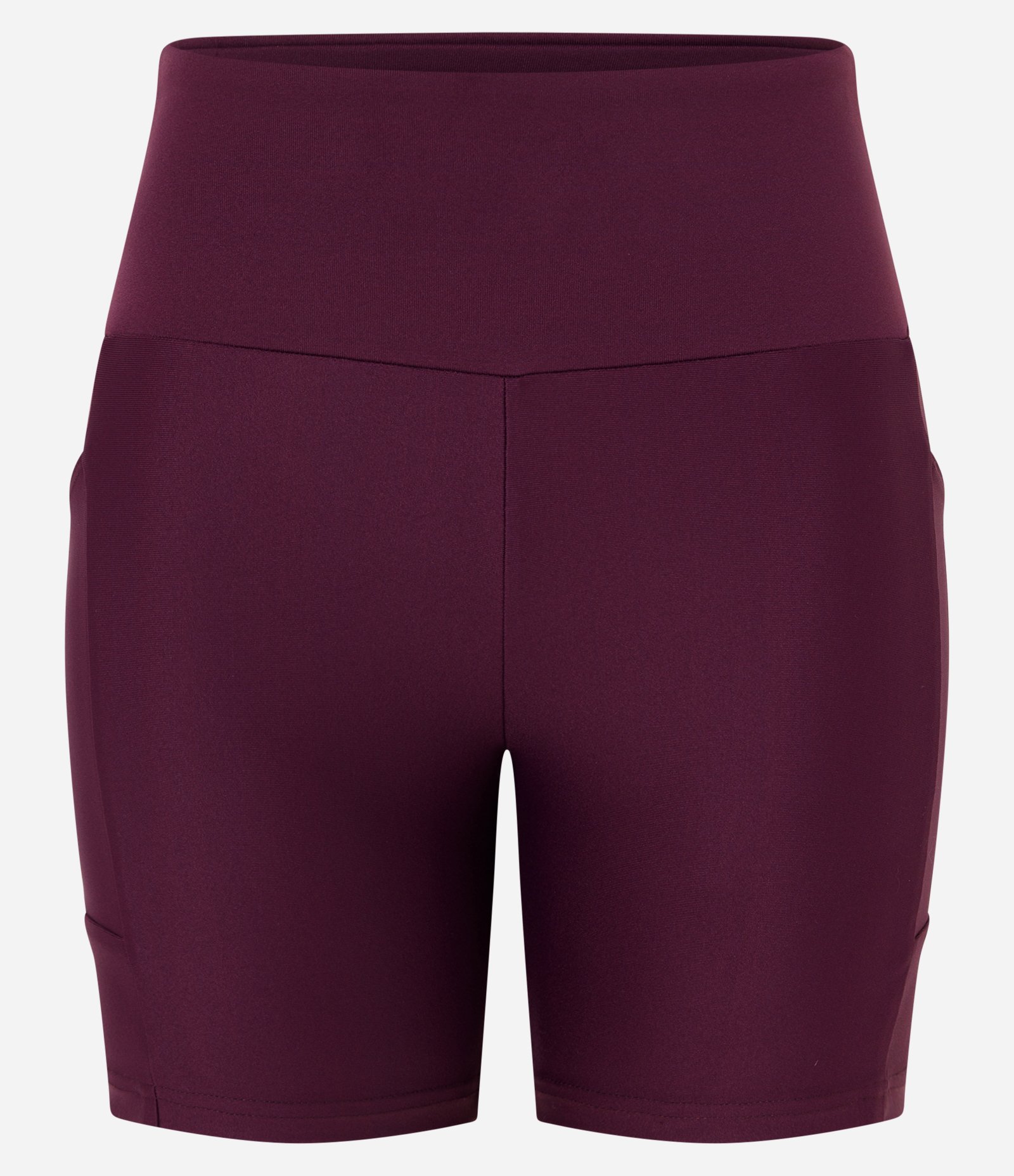 Bermuda Feminina Esportiva em Microfibra com Bolso e Friso Contrastante Roxo 5