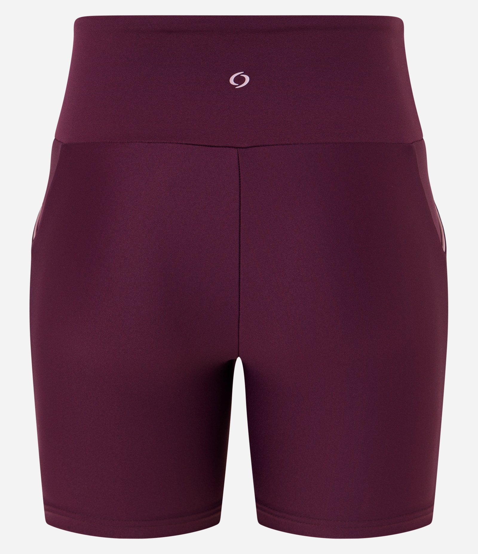 Bermuda Feminina Esportiva em Microfibra com Bolso e Friso Contrastante Roxo 6