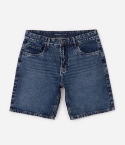 Bermuda Reta em Jeans 48 cm