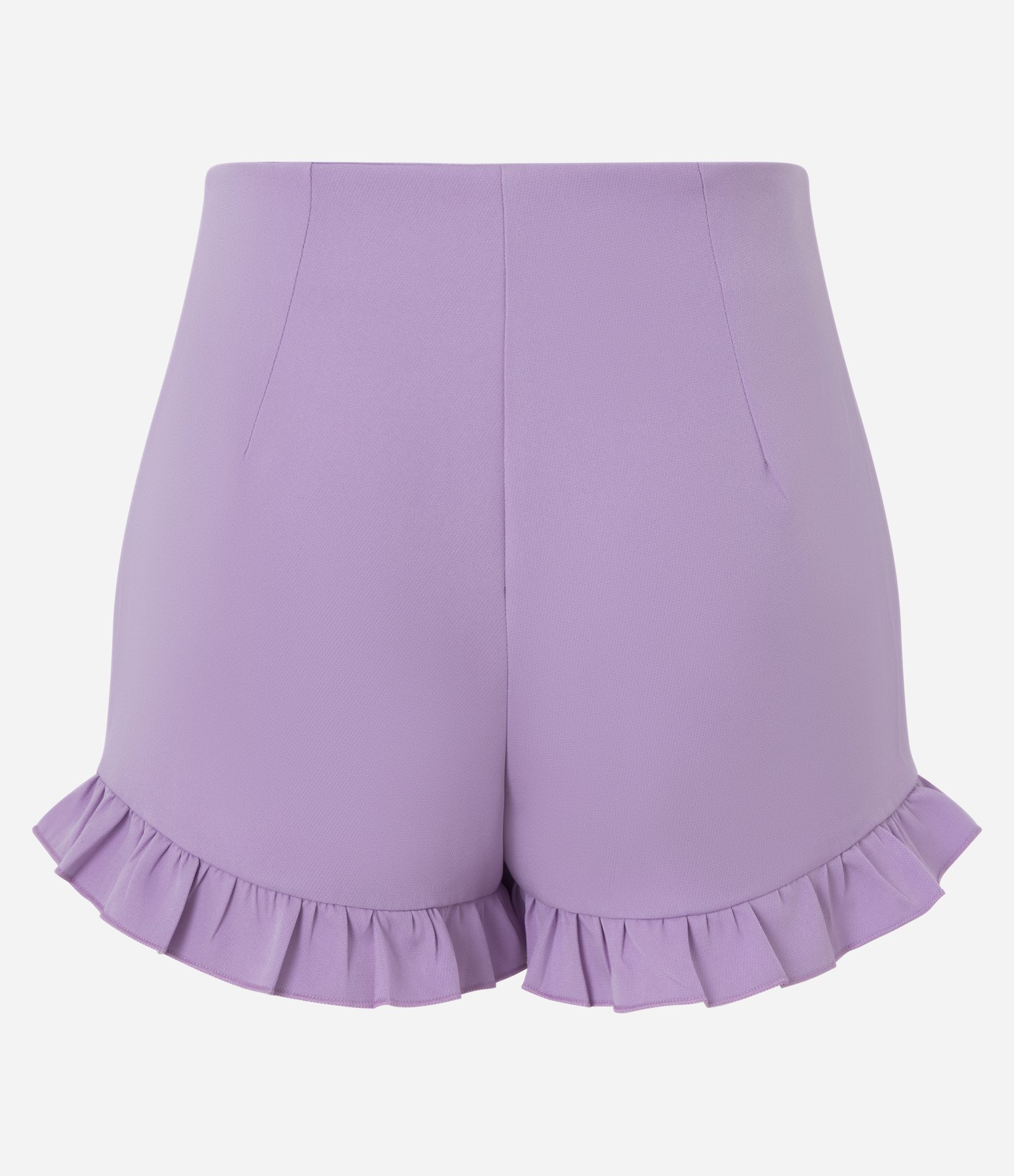 Short Saia Curto com Babados Lilás 6