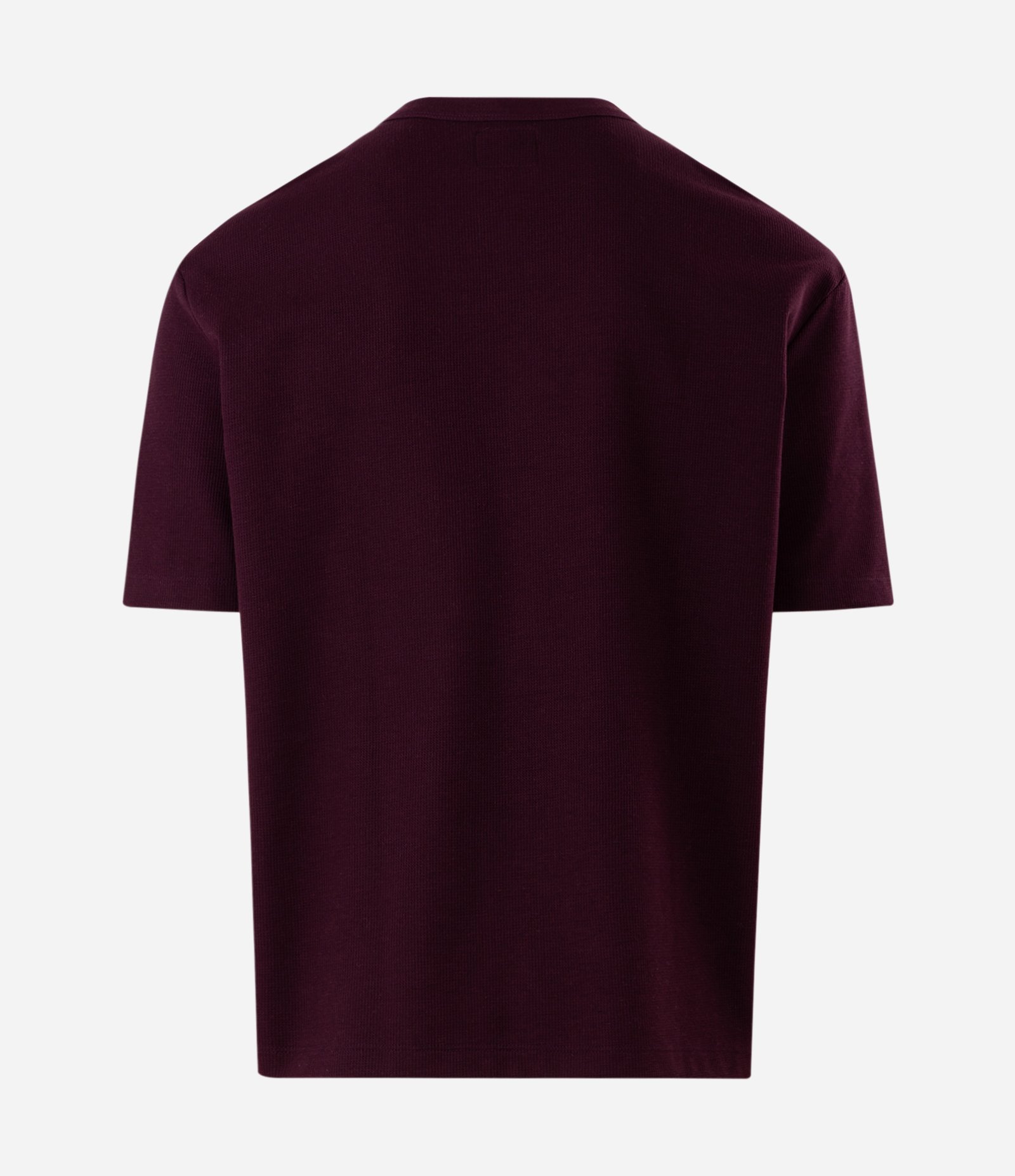 Camiseta Relaxed e Texturizada Mini Waffle Bordô 5