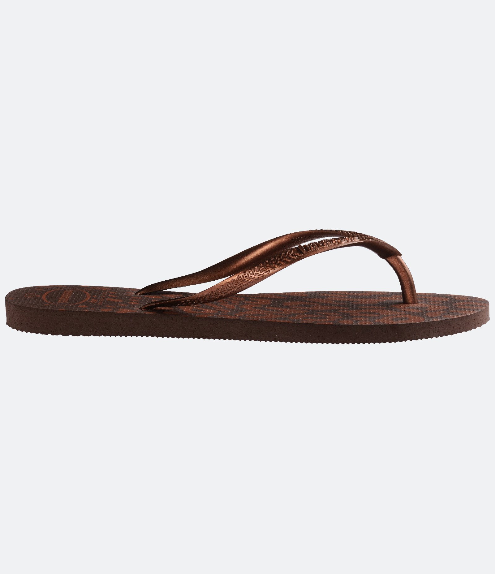 Chinelo Havaianas Slim com Estampa Animal Print Marrom 3