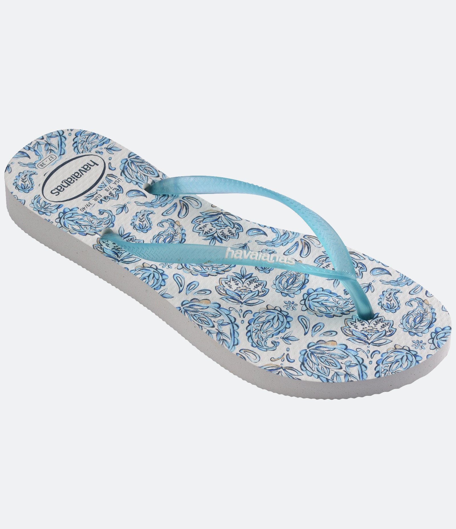 Chinelo Havaianas Slim Daydream com Estampa Tropical Azul 2