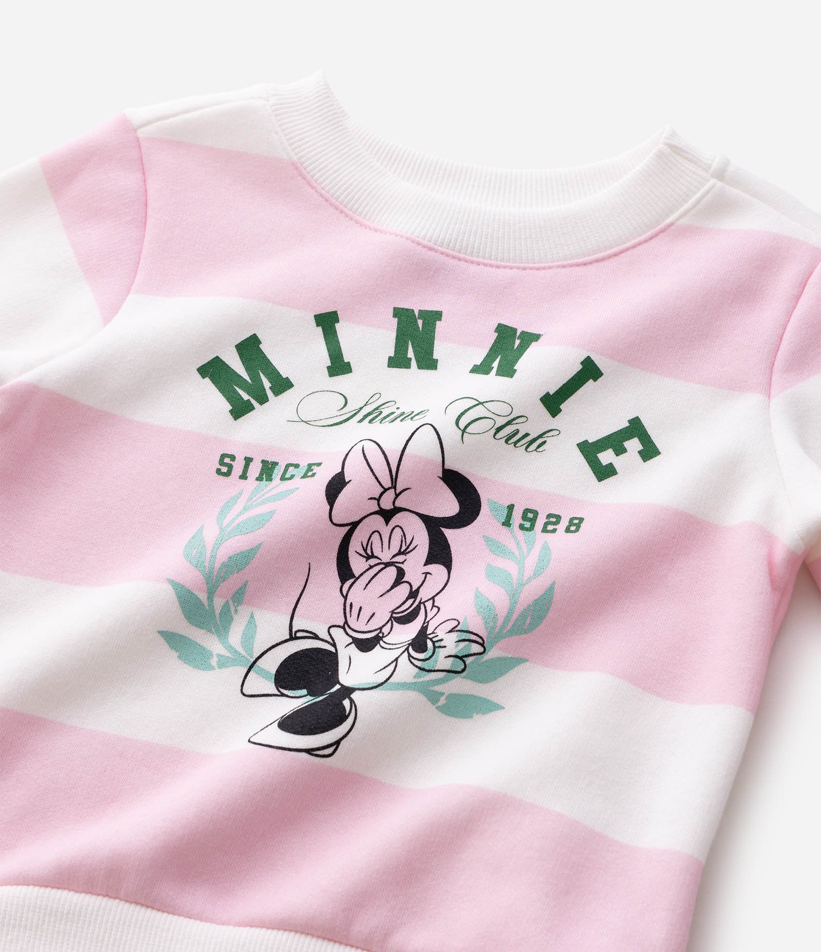 Conjunto Infantil Moletom Minnie - 1 a 6 Rosa 4