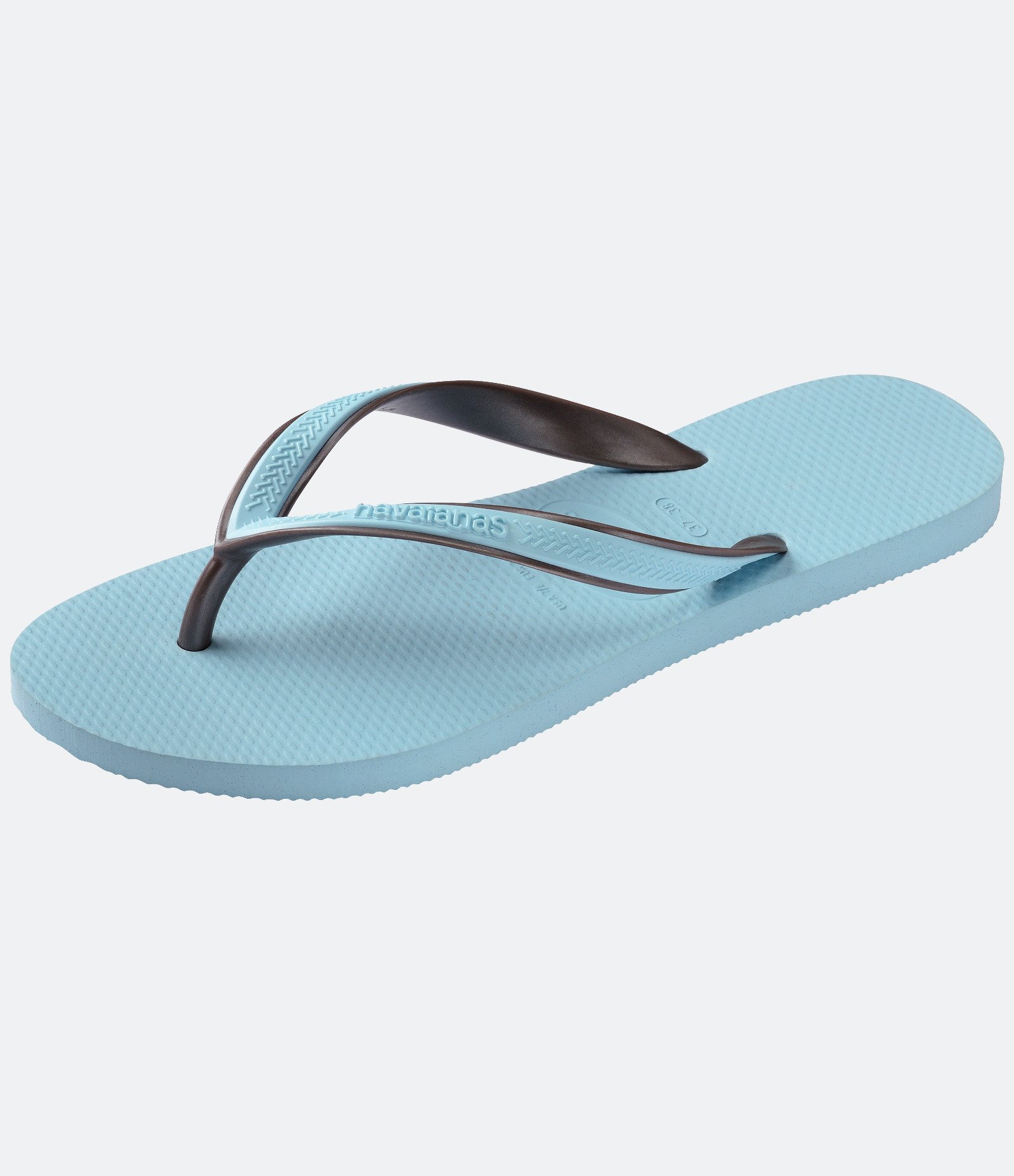 Chinelo Havaianas Aura Glossy com Tiras Metalizadas Azul 6