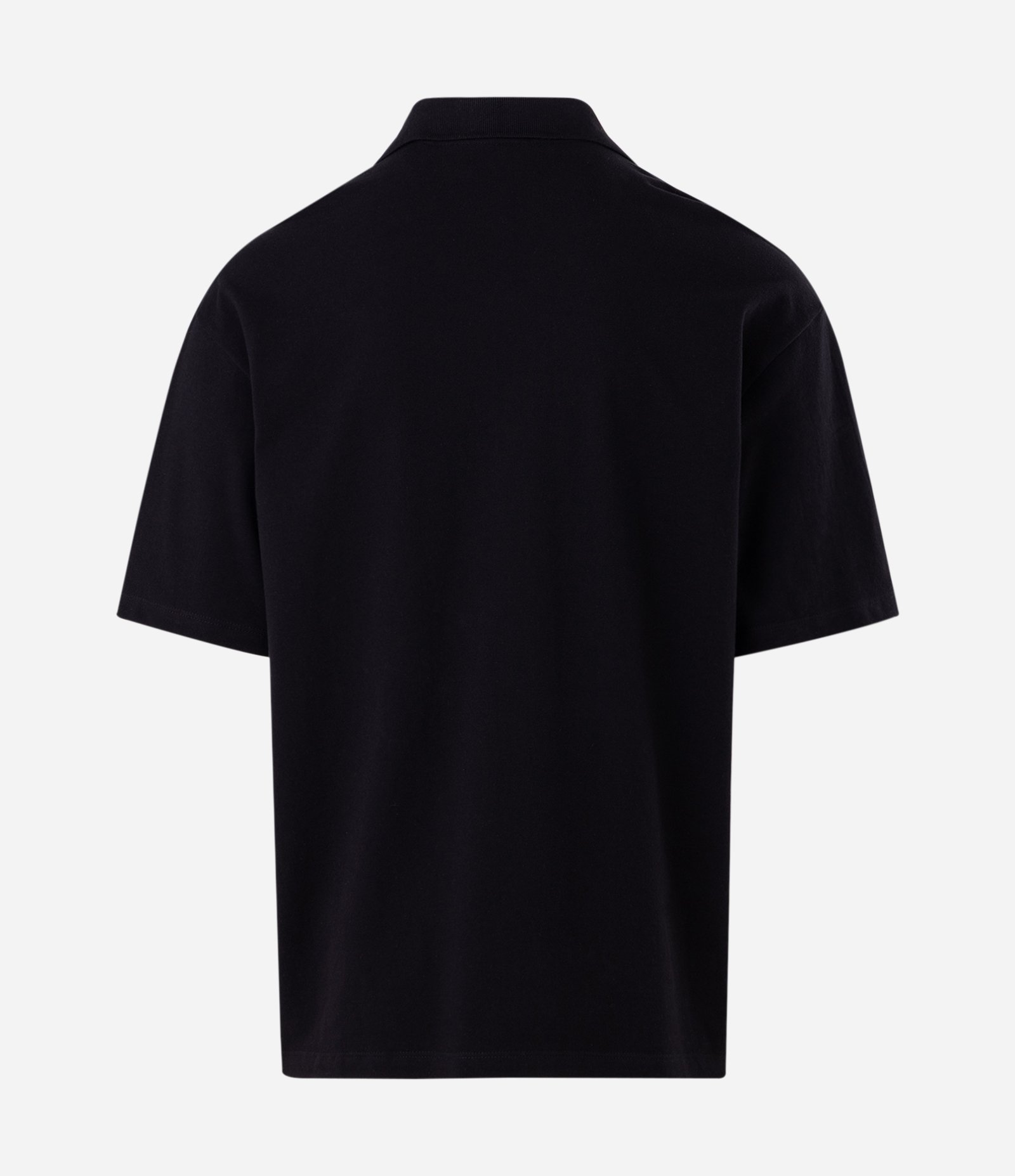 Camiseta Boxy com Gola Polo e Lettering Join The Hype Preto 6