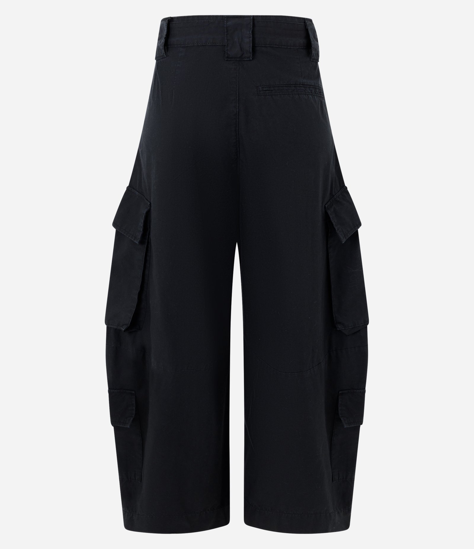 Calça Cargo em Sarja com Bolsos Utilitários e Cinto Preto 6