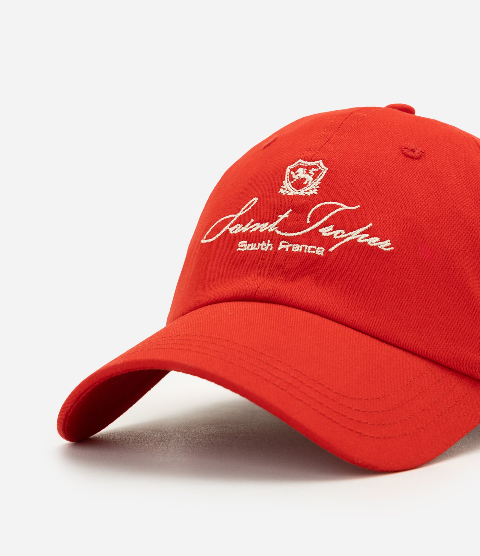 Boné em Sarja com Bordado Lettering Sport Season Vermelho 4