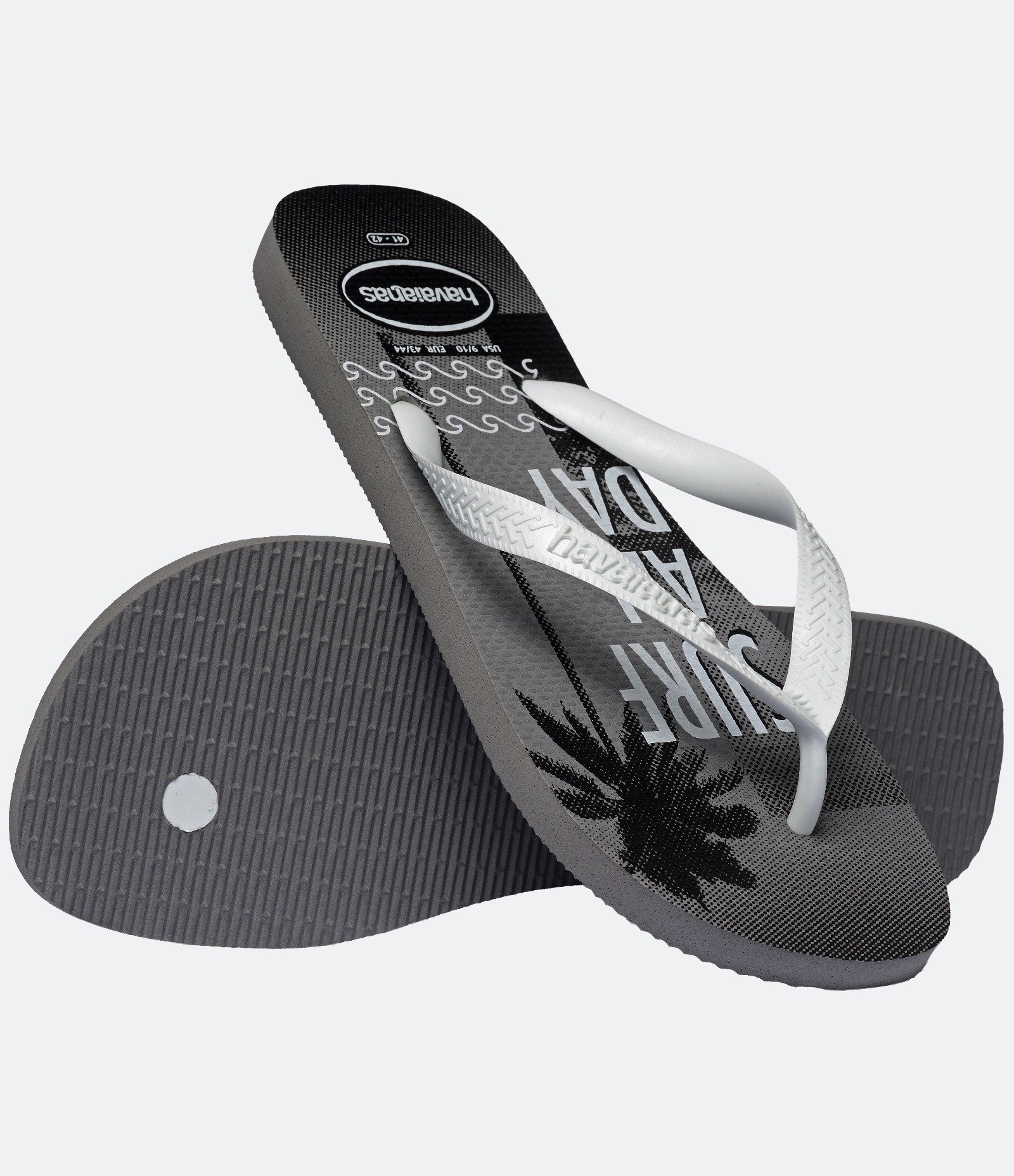 Chinelo Havaianas Top Athletic PVC Estampado Preto 3