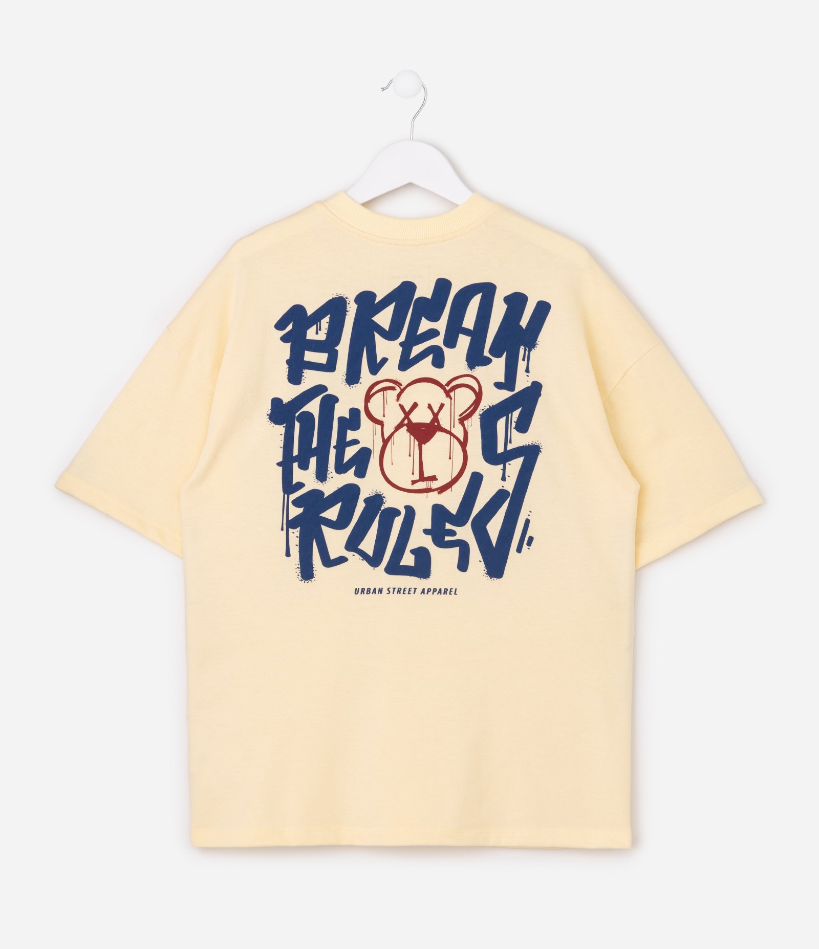 Camiseta Infantil Em Algodão com Estampa Contrastante - Tam 5 a 14 Anos Amarelo 3