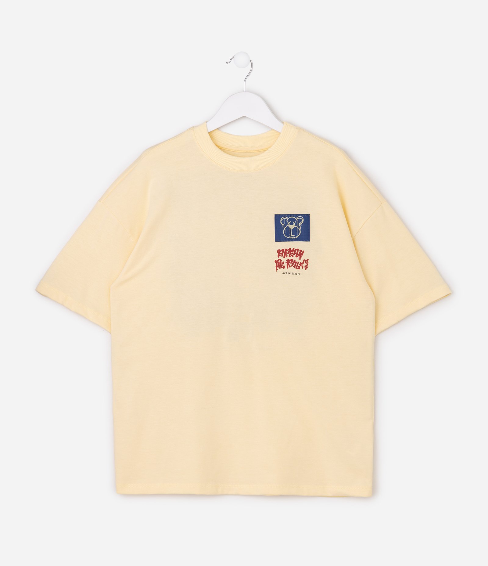 Camiseta Infantil Em Algodão com Estampa Contrastante - Tam 5 a 14 Anos Amarelo 6