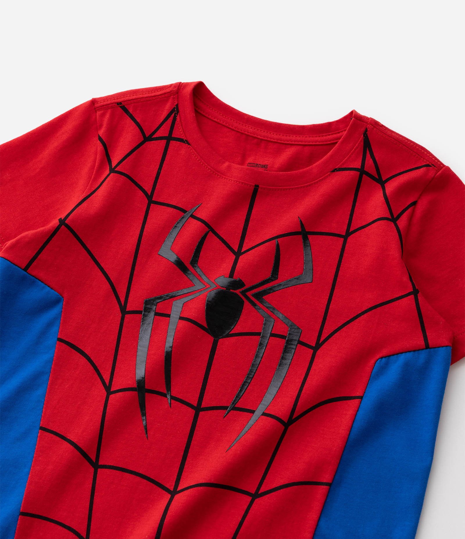 Camiseta Infantil Em Algodão Homem Aranha com Lança Teia Tam 4 a 10 Anos Vermelho 5
