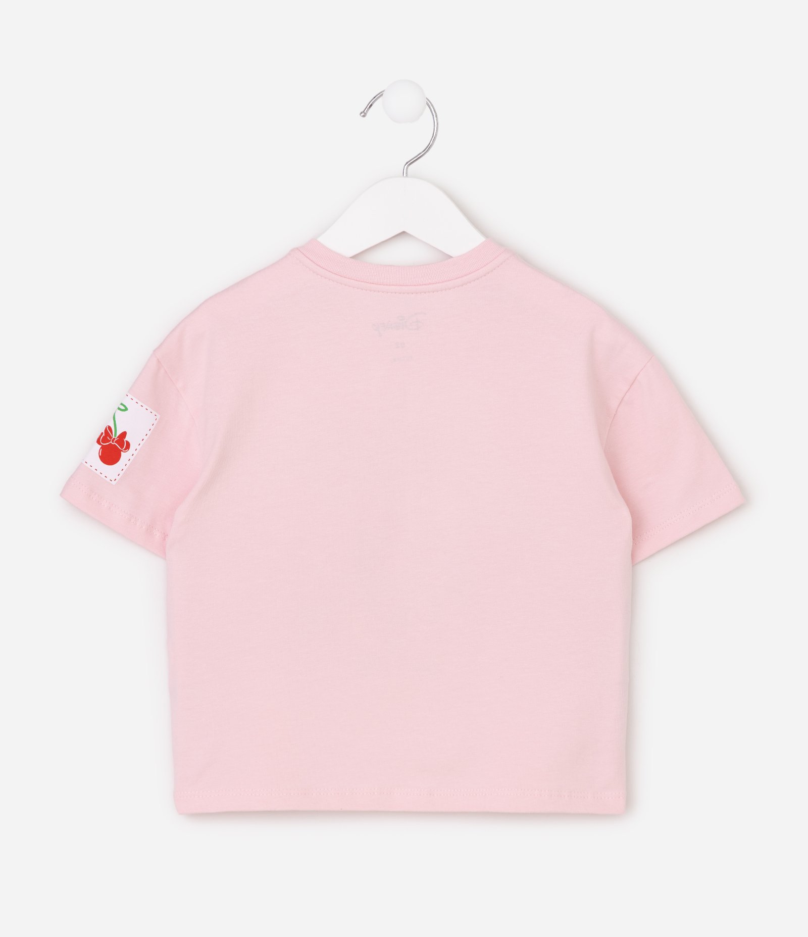 Camiseta Infantil Em Algodão Minnie com Paetê Tam 1 a 6 Anos Rosa 4