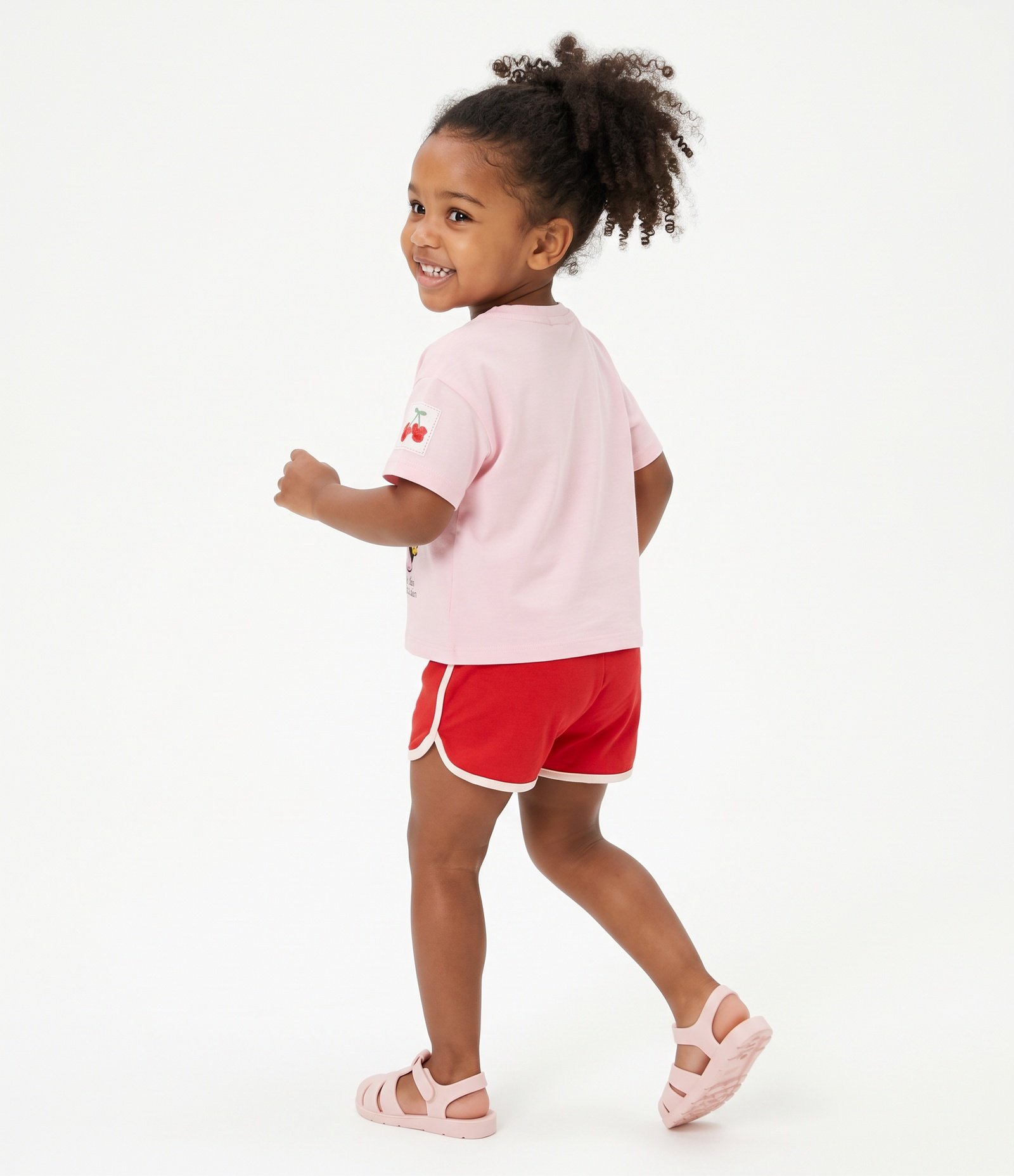 Camiseta Infantil Em Algodão Minnie com Paetê Tam 1 a 6 Anos Rosa 7