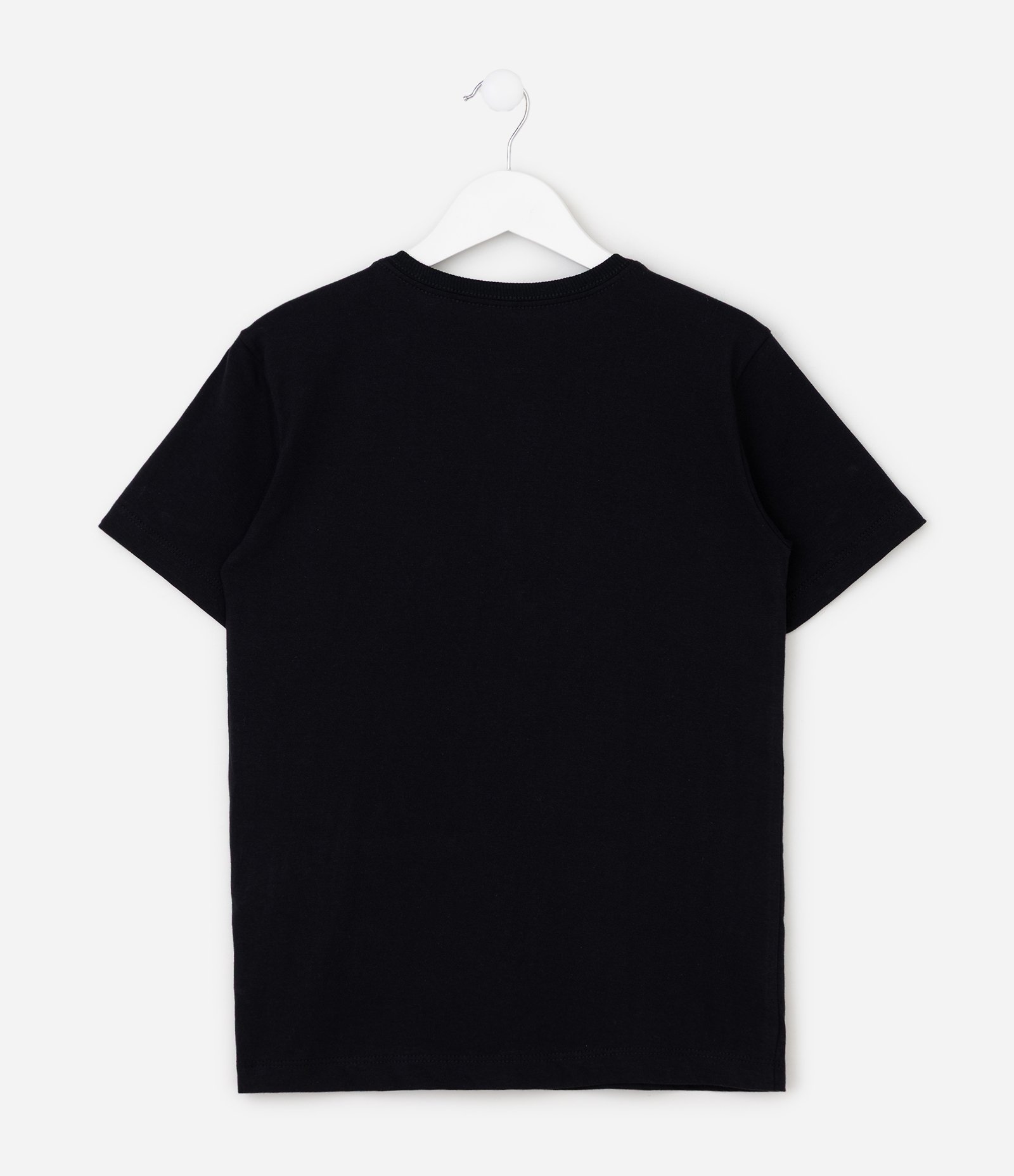 Camiseta Infantil Em Algodão Trick or treat Halloween - Tam 5 a 14 Anos Preto 4