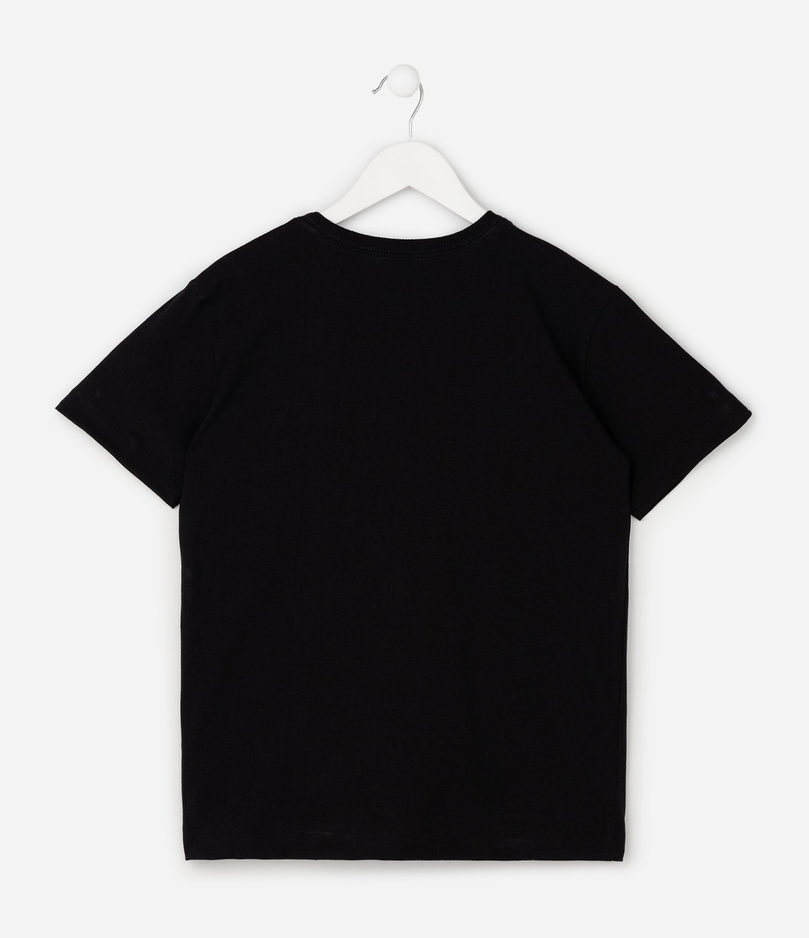 Camiseta Infantil com Estampa Dinossauro Brilha No Escuro - Tam 5 a 14 Anos Preto 4
