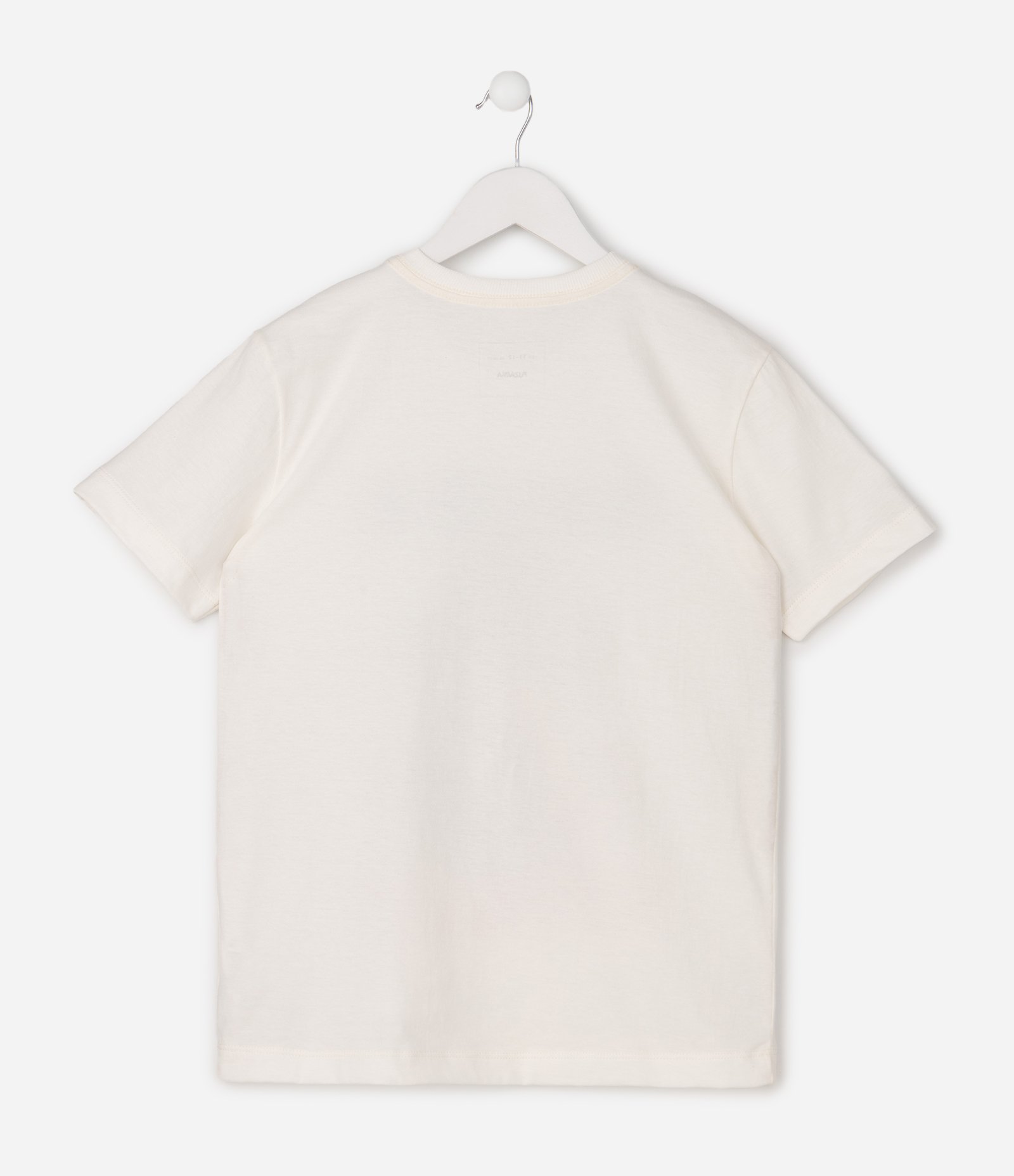 Camiseta Infantil Em Algodão Halloween Brilha No Escuro - Tam 5 a 14 Anos Branco 5